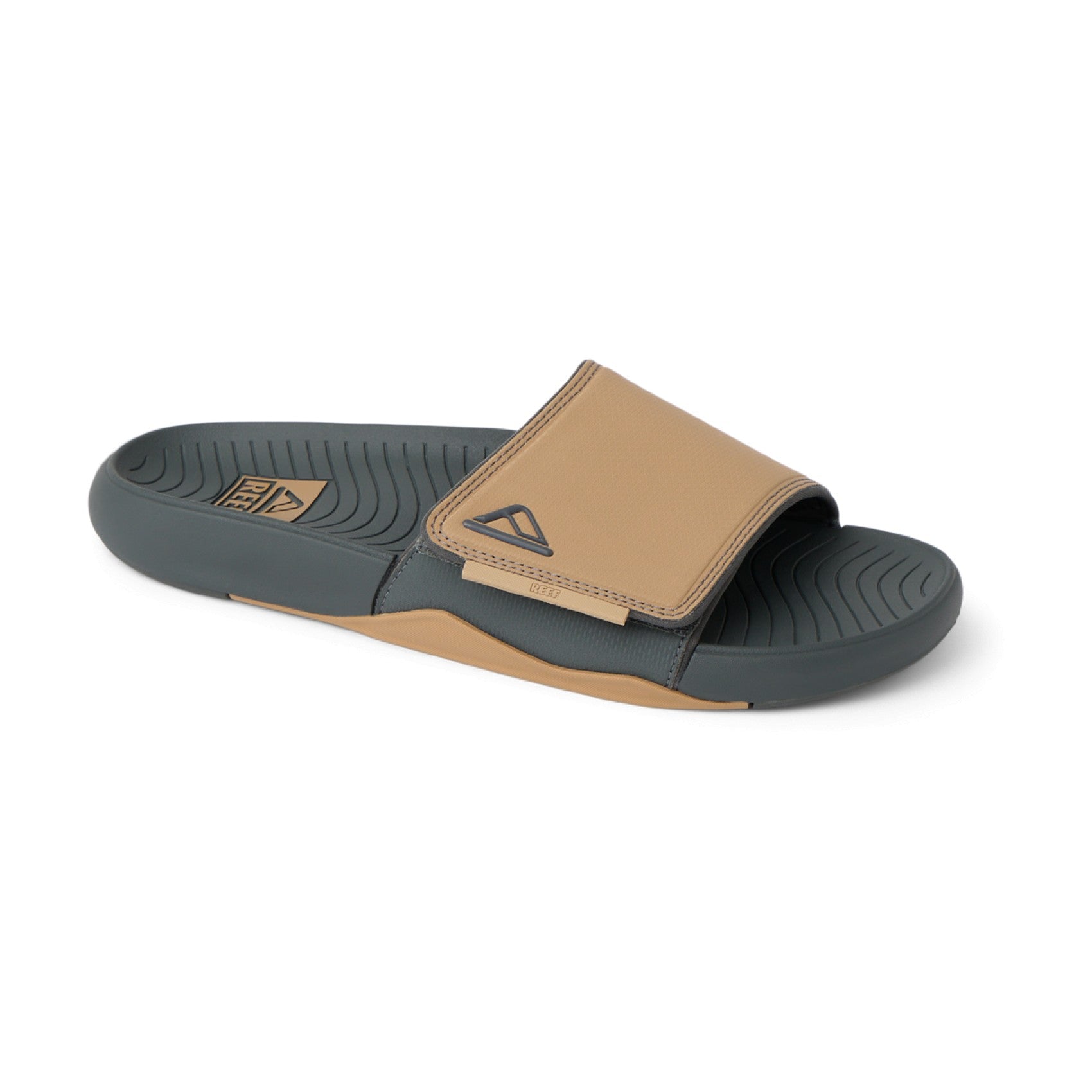 Reef Phantom Slab Men's Flip Flop Sandals in Black/Tan