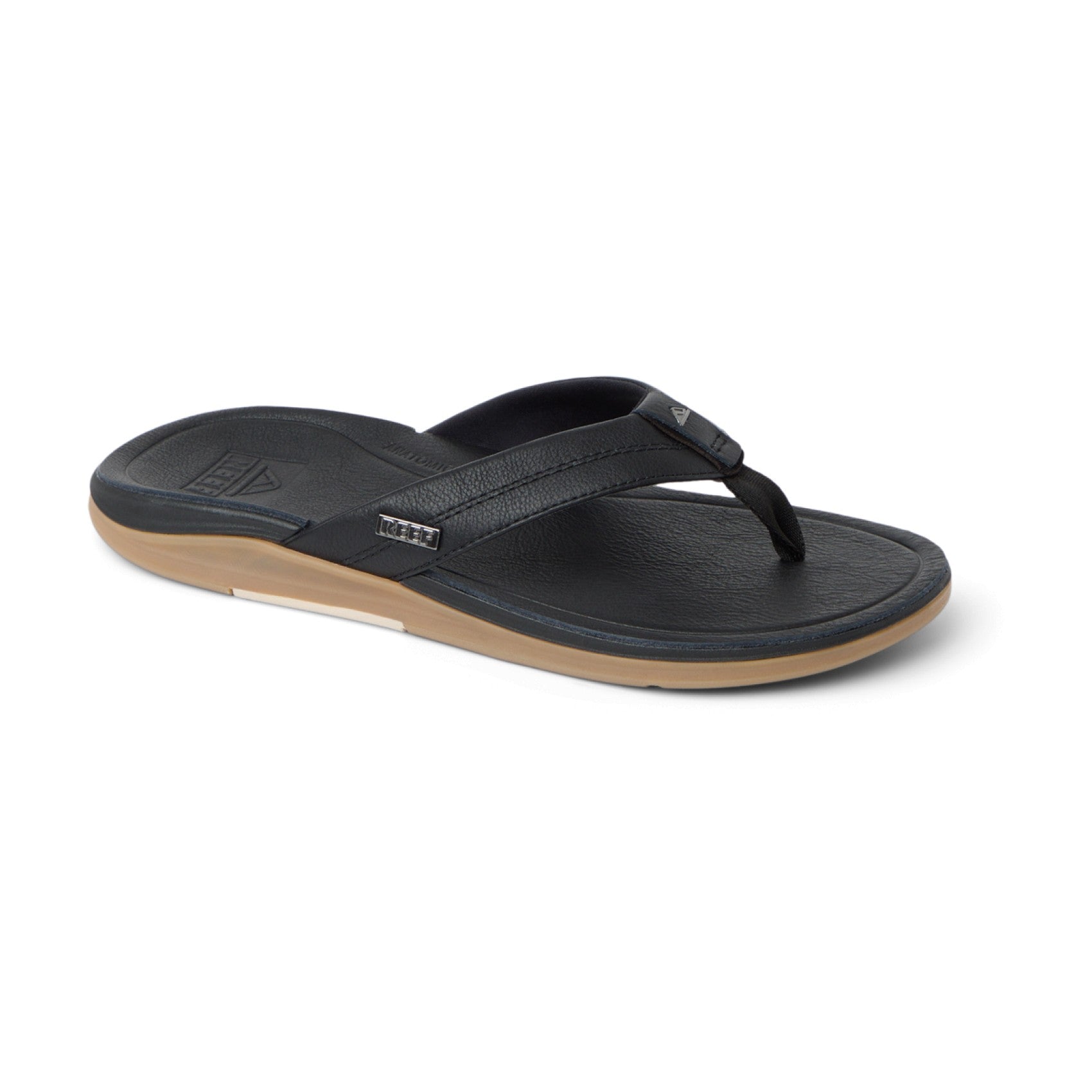 Reef Leather Offshore Men's Sandals | Comfortable Flip Flops for Everyday Wear