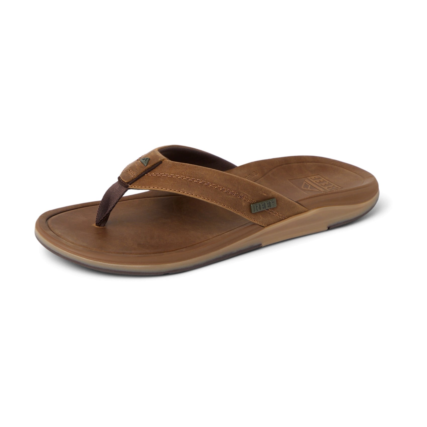 Reef Leather Offshore - Bronze/Brown - Left Side View