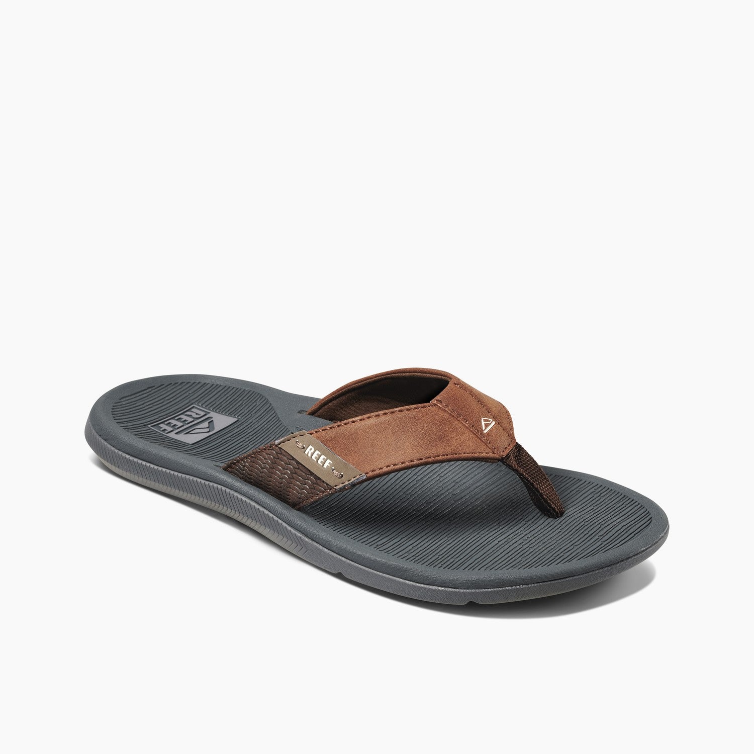 Reef Santa Ana Men's Sandals in Grey/tan