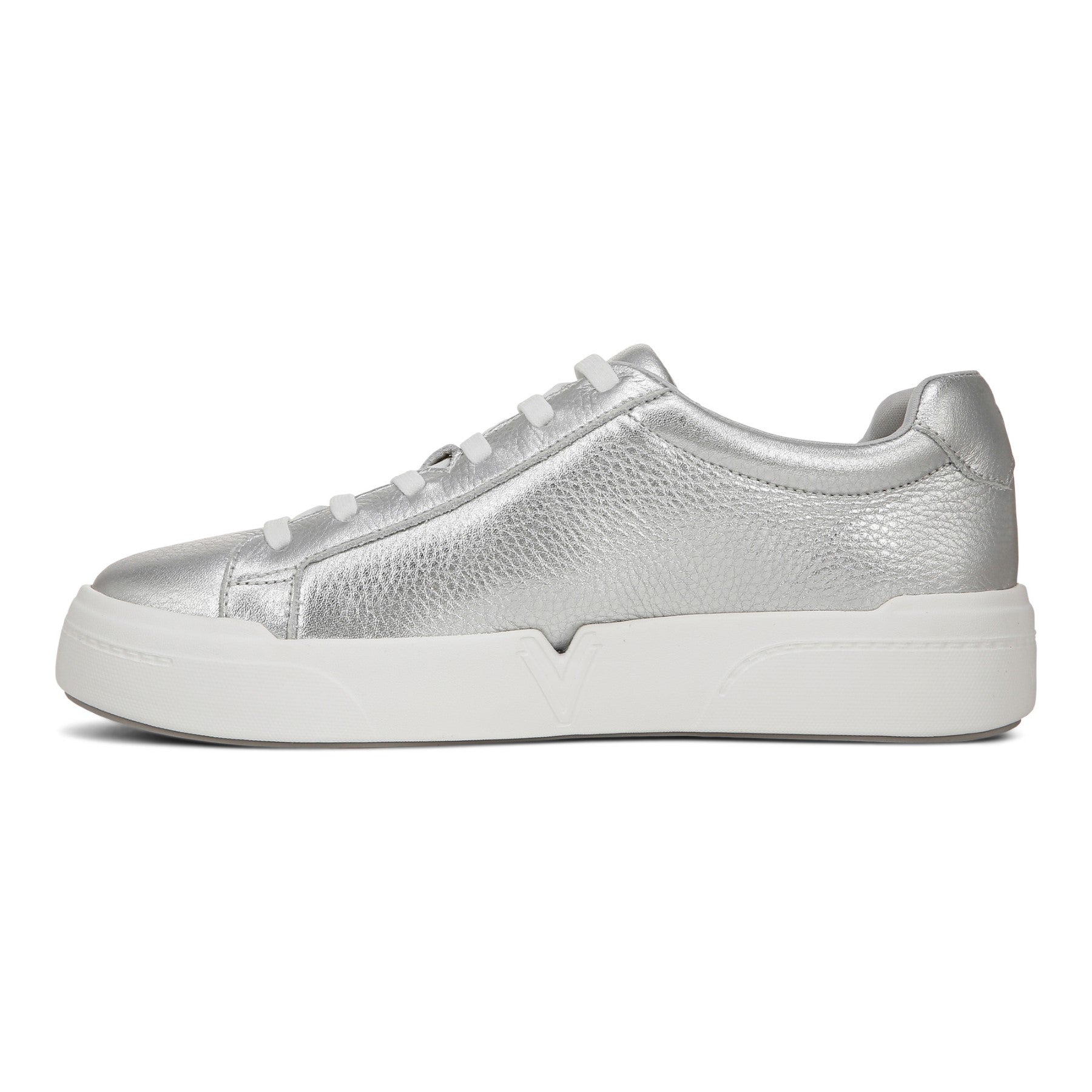 Vionic Colbie womens Slip On/Loafer/Moc Shoe - Silver - Left Side