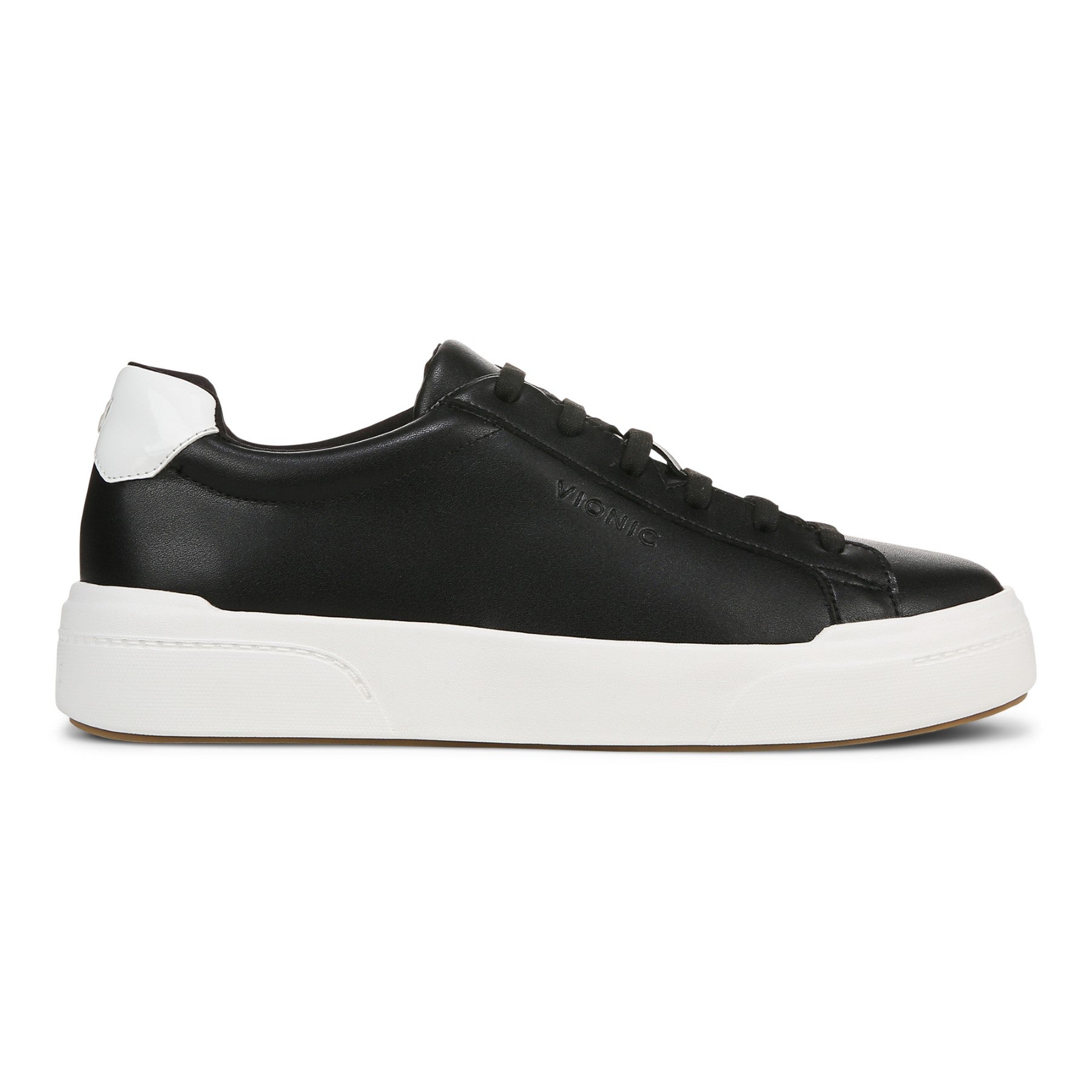 Vionic Colbie womens Slip On/Loafer/Moc Shoe - Black Patent Leather - Right side