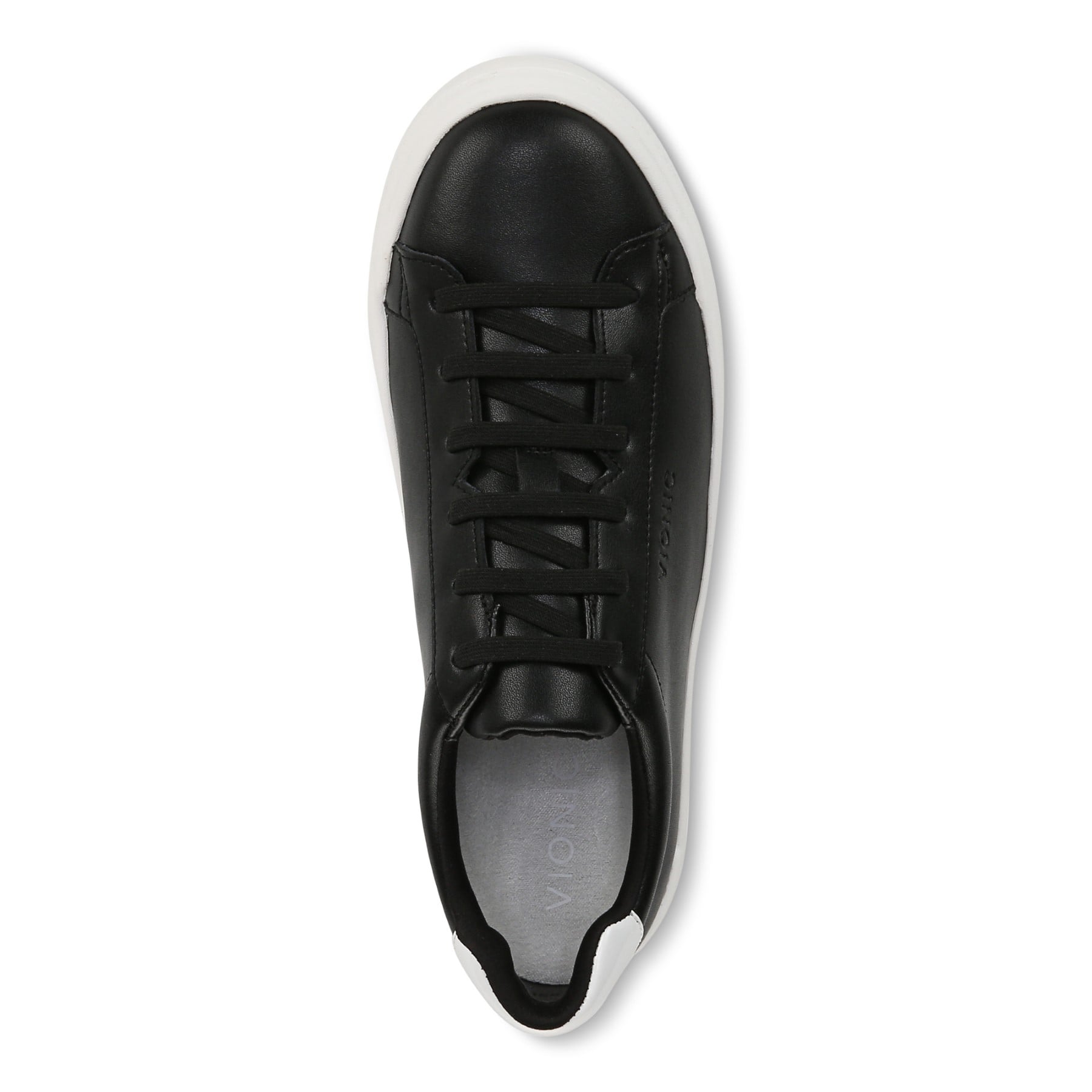 Vionic Colbie womens Slip On/Loafer/Moc Shoe - Black Patent Leather - Top