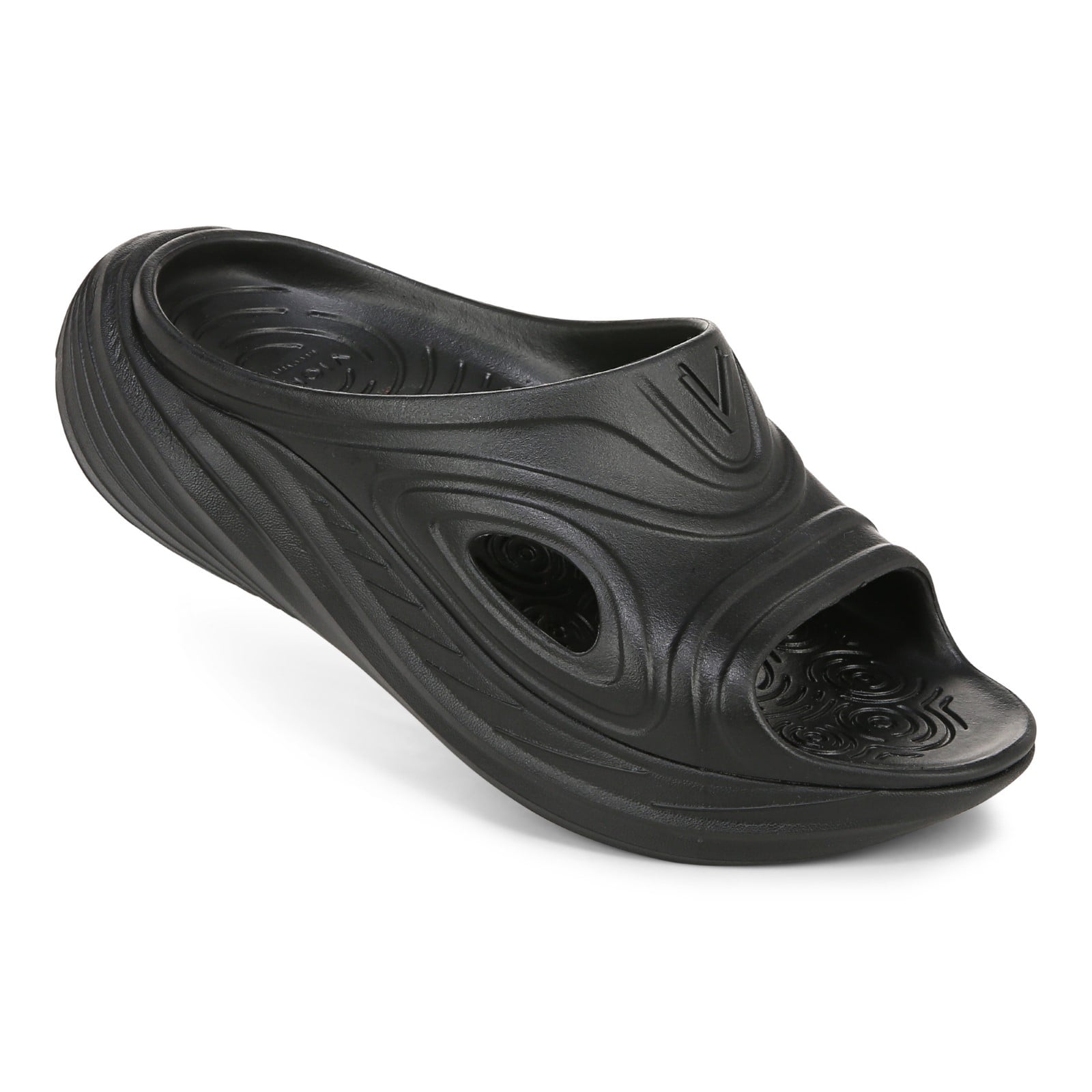 Vionic Cove Rx unisex Slide Sandal - Black - COVE RX-J0786S1001-BLACK-13fl-med