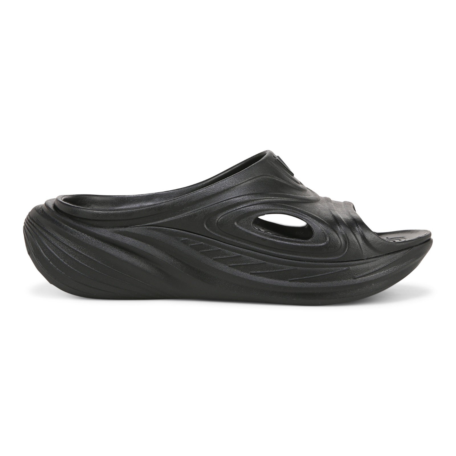 Vionic Cove Rx unisex Slide Sandal - Black - Right side