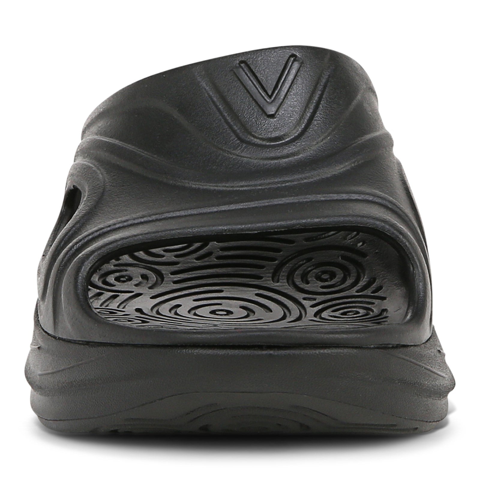 Vionic Cove Rx unisex Slide Sandal - Black - Front