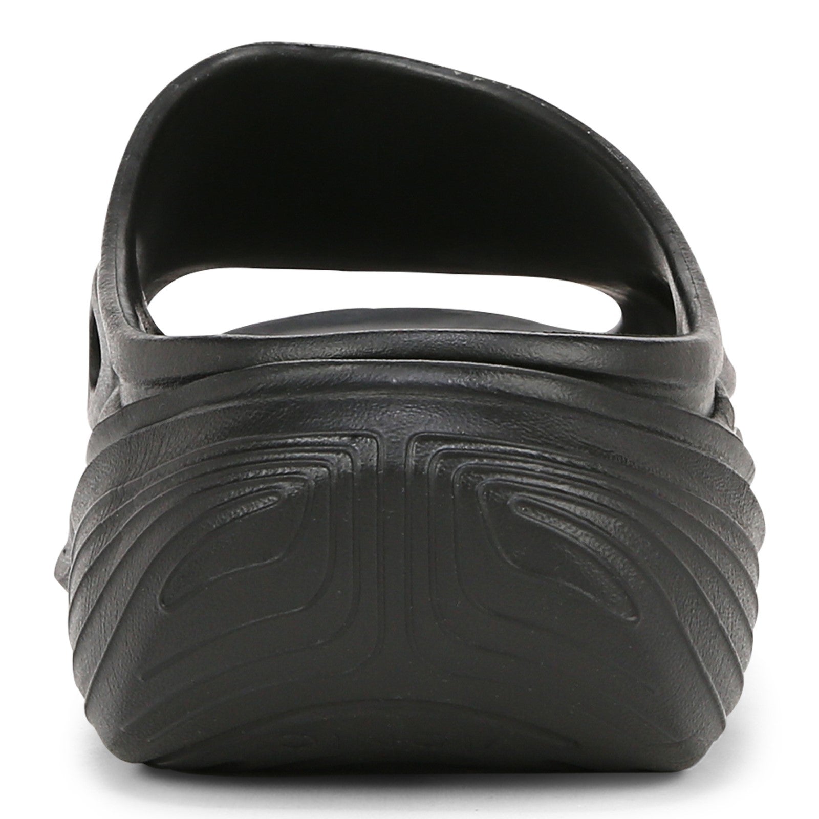 Vionic Cove Rx unisex Slide Sandal - Black - Back