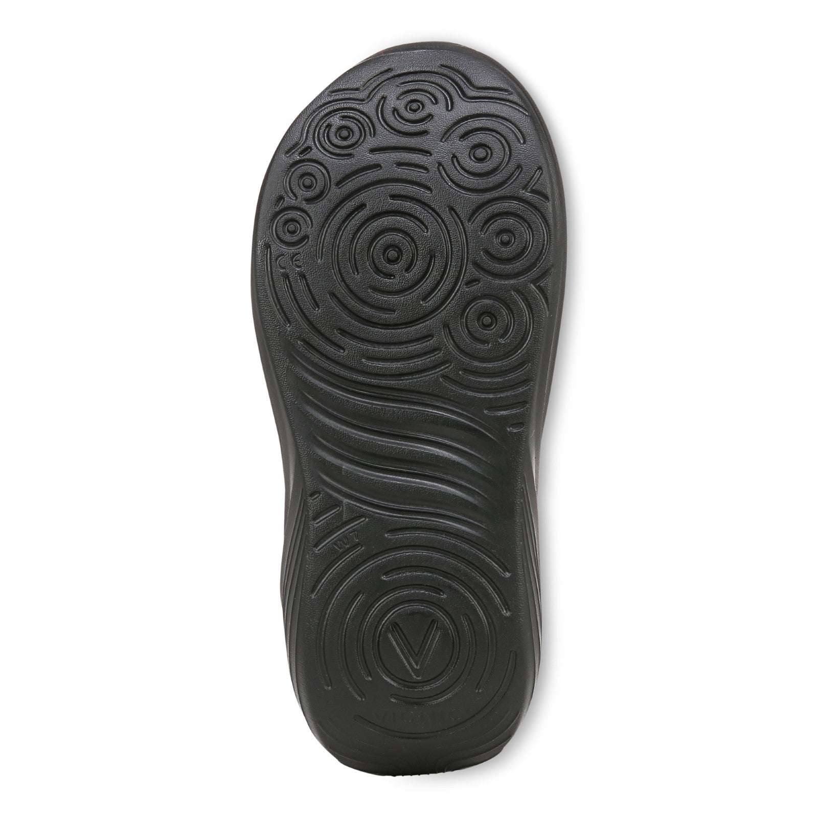 Vionic Cove Rx unisex Slide Sandal - Black - Bottom