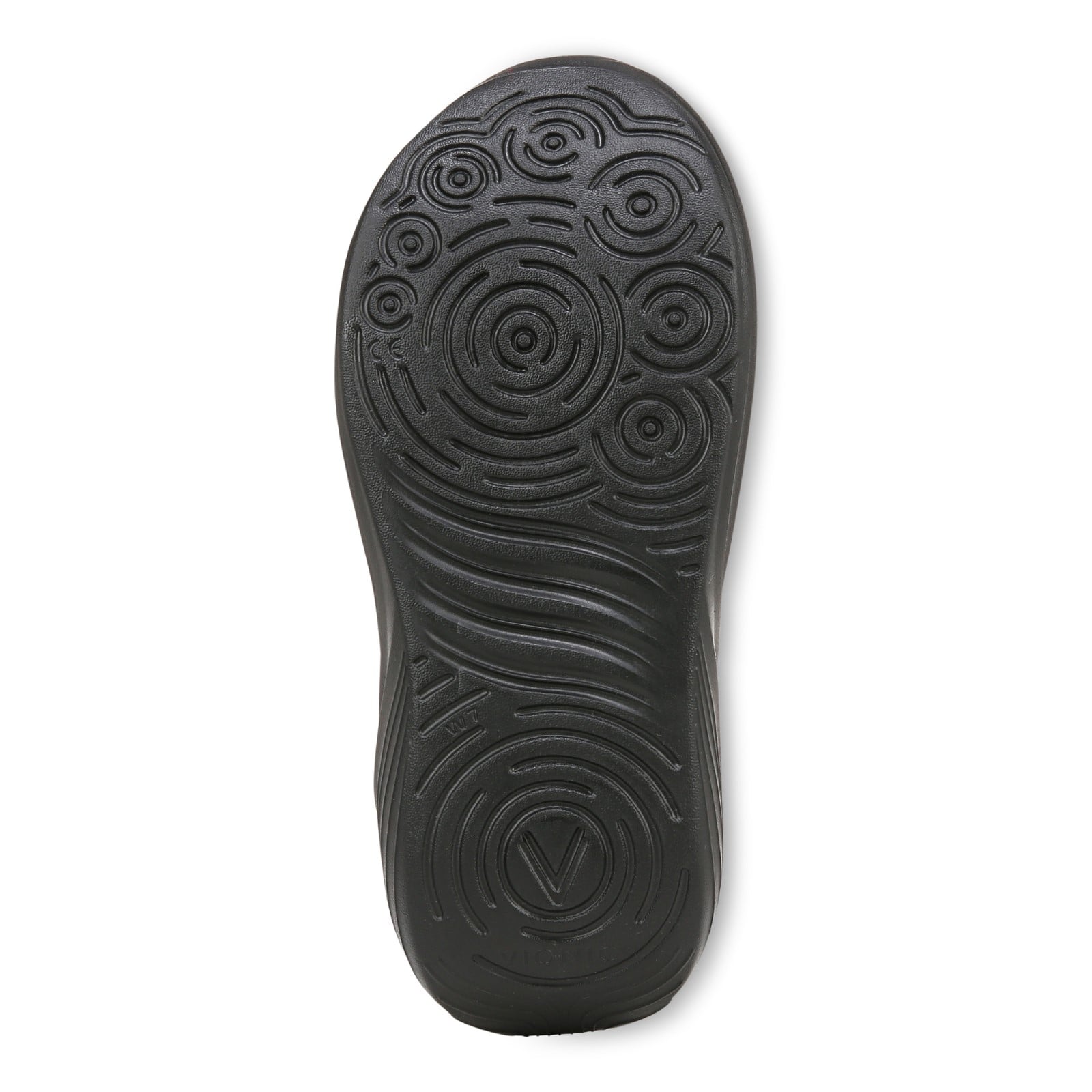 Vionic Cove Rx unisex Slide Sandal - Black - Bottom