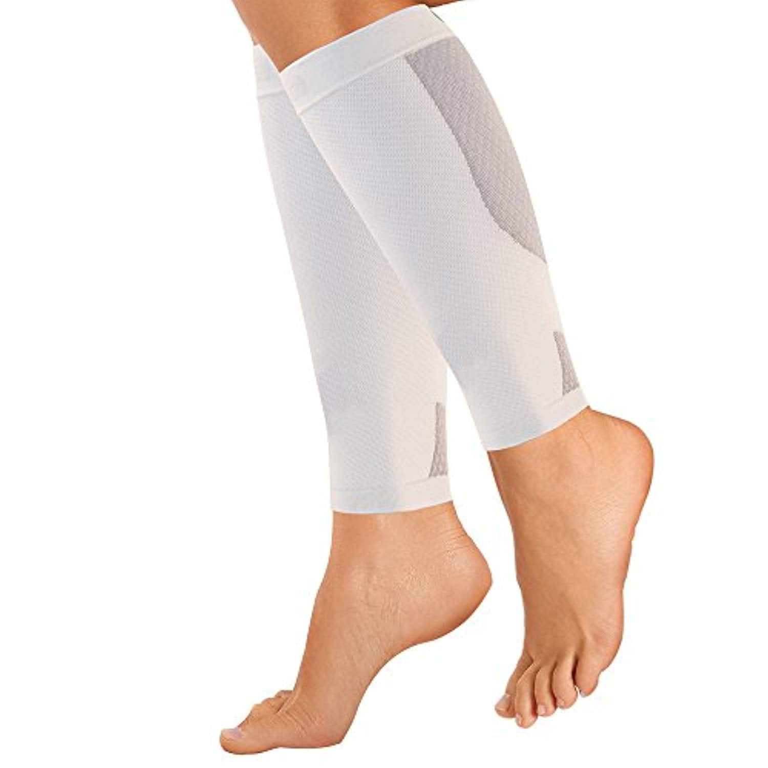 CS6 Compression Calf Circulation Sleeve - Pair - White