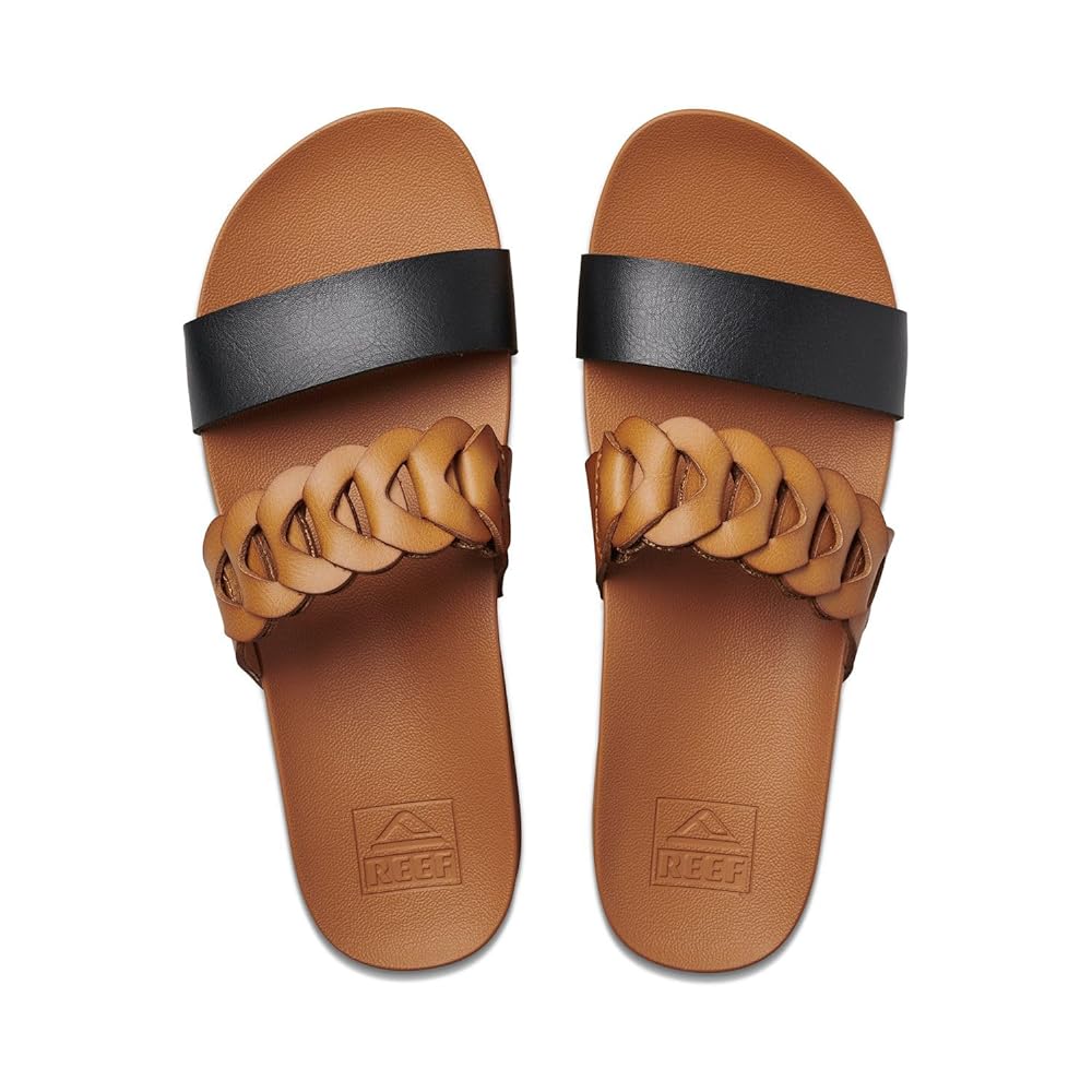 Reef Cshn Vista Hi Twist Women's Sandals - Cognac Black
