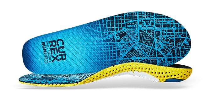 CurrexSole RunPro Insoles - High Arch Walking / Running Shoe Inserts -  CURREX RunPro High Arch - Blue