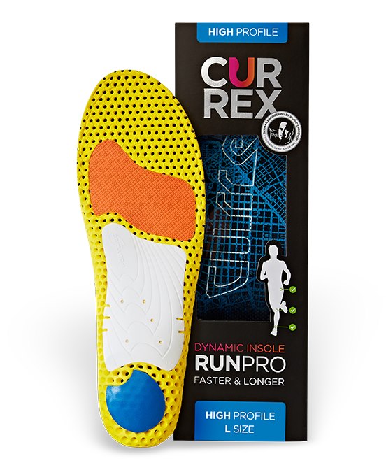 CurrexSole RunPro Insoles - High Arch Walking / Running Shoe Inserts -  CURREX RunPro High Arch - Blue