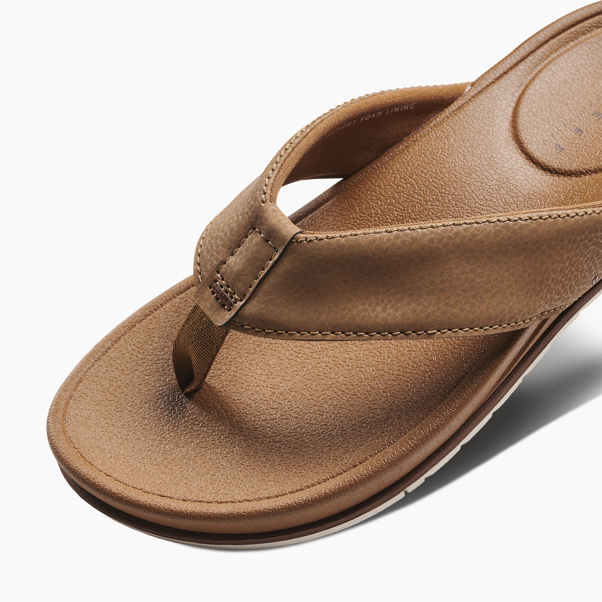 Reef Cushion Bonzer Men\'s Beach Sandals - Tan - Detail