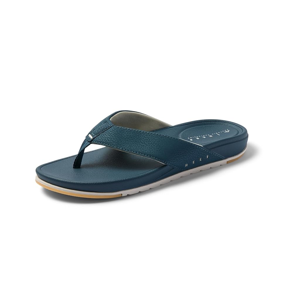 Reef Cushion Bonzer Men's Beach Sandals in Deep Sea/White