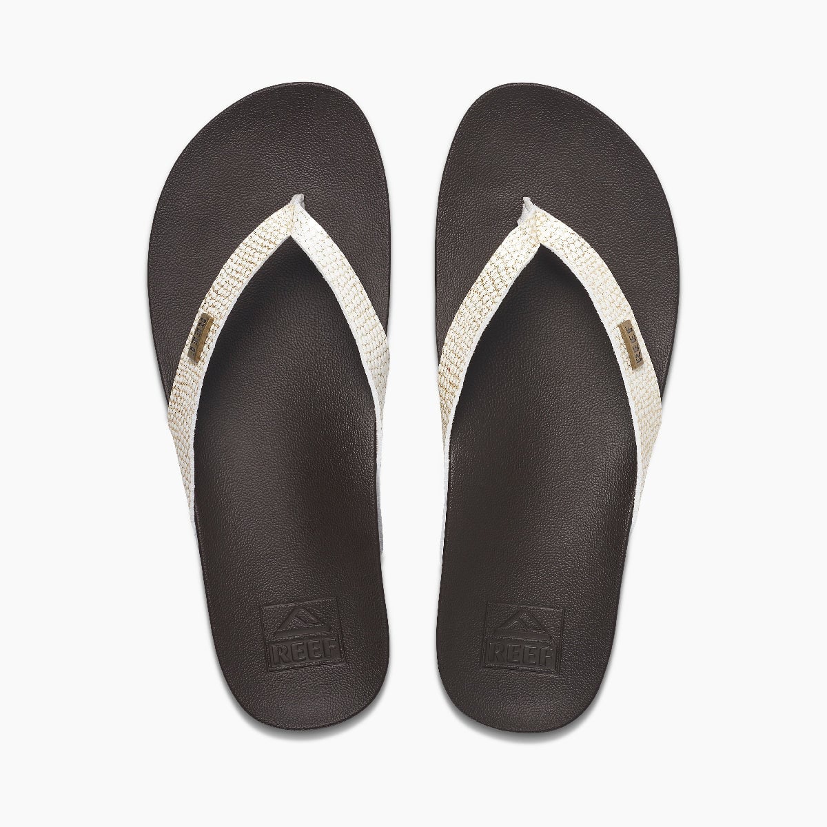 Reef Cushion Court Women's Sandals - Brown Sassy - Top