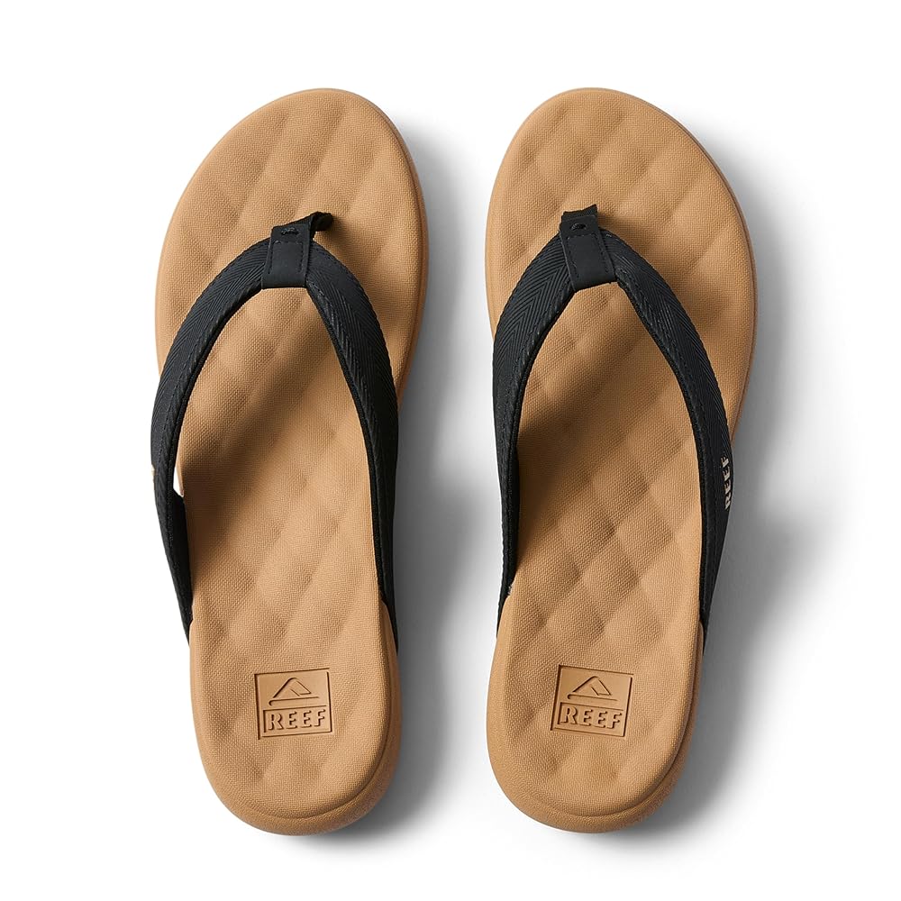 Reef Cushion Melody Women's Comfort Sandals - Black/Tan