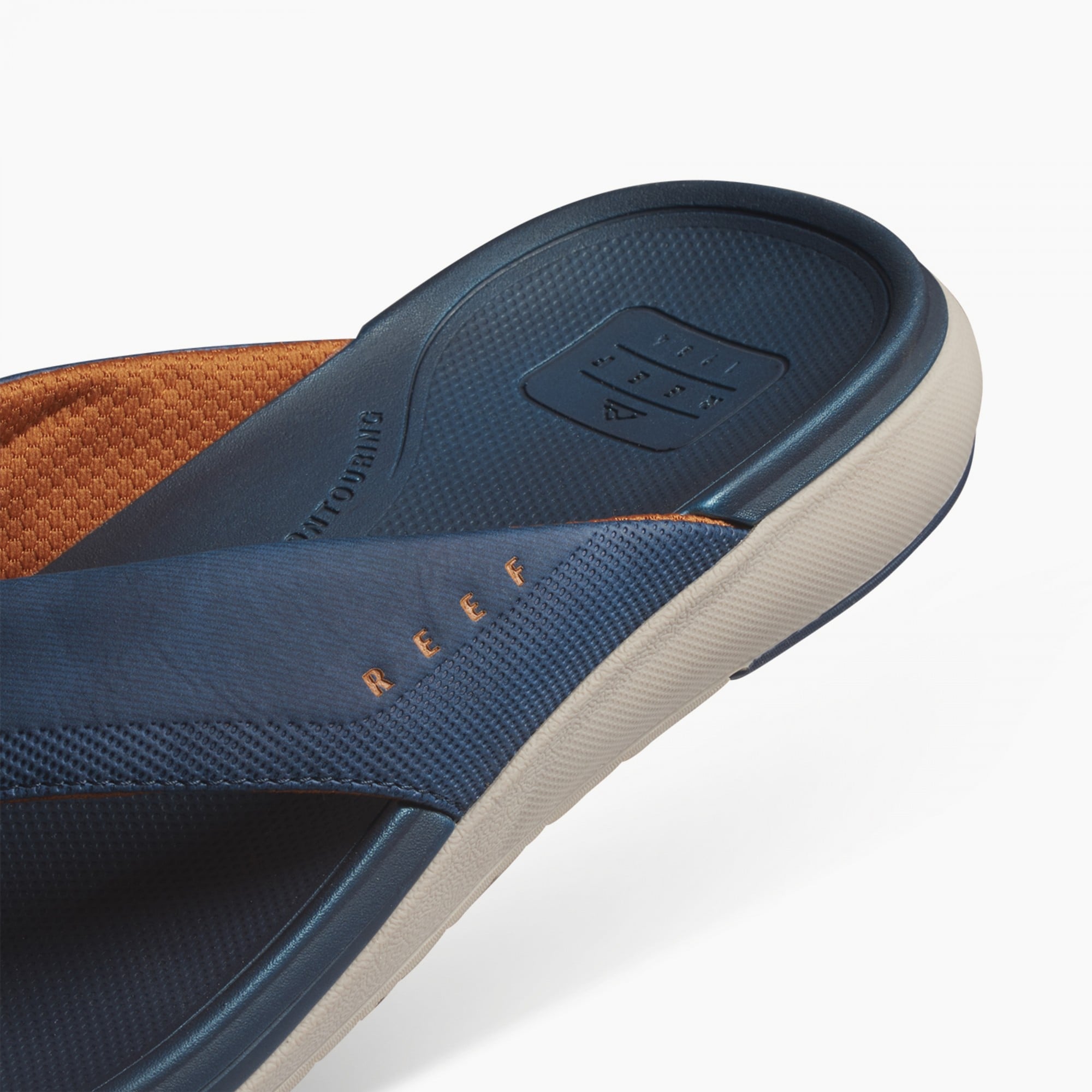 Reef Cushion Norte Men\'s Sandals - Deep Depths/sienna - Detail