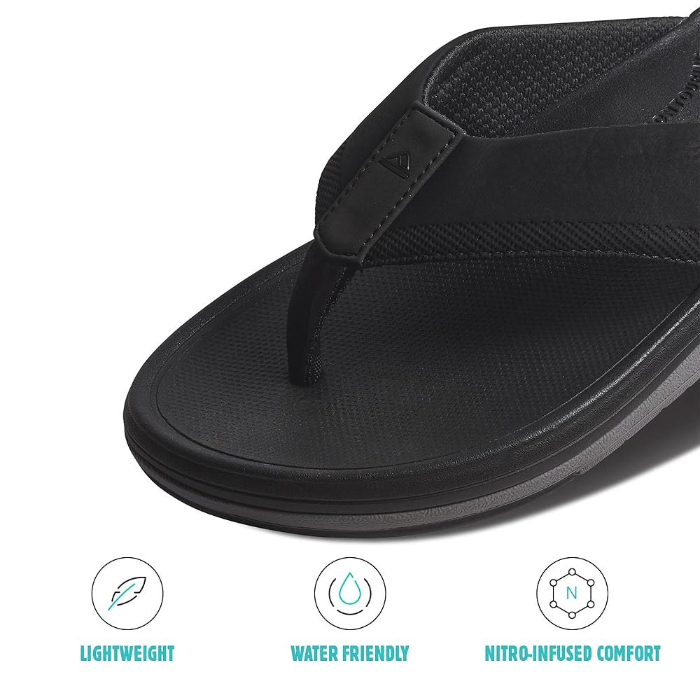 Reef Cushion Norte Men's Sandals - Dark Grey