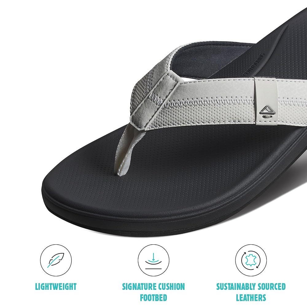 Reef Cushion Phantom 2.0 Men's Sandals - White/charcoal