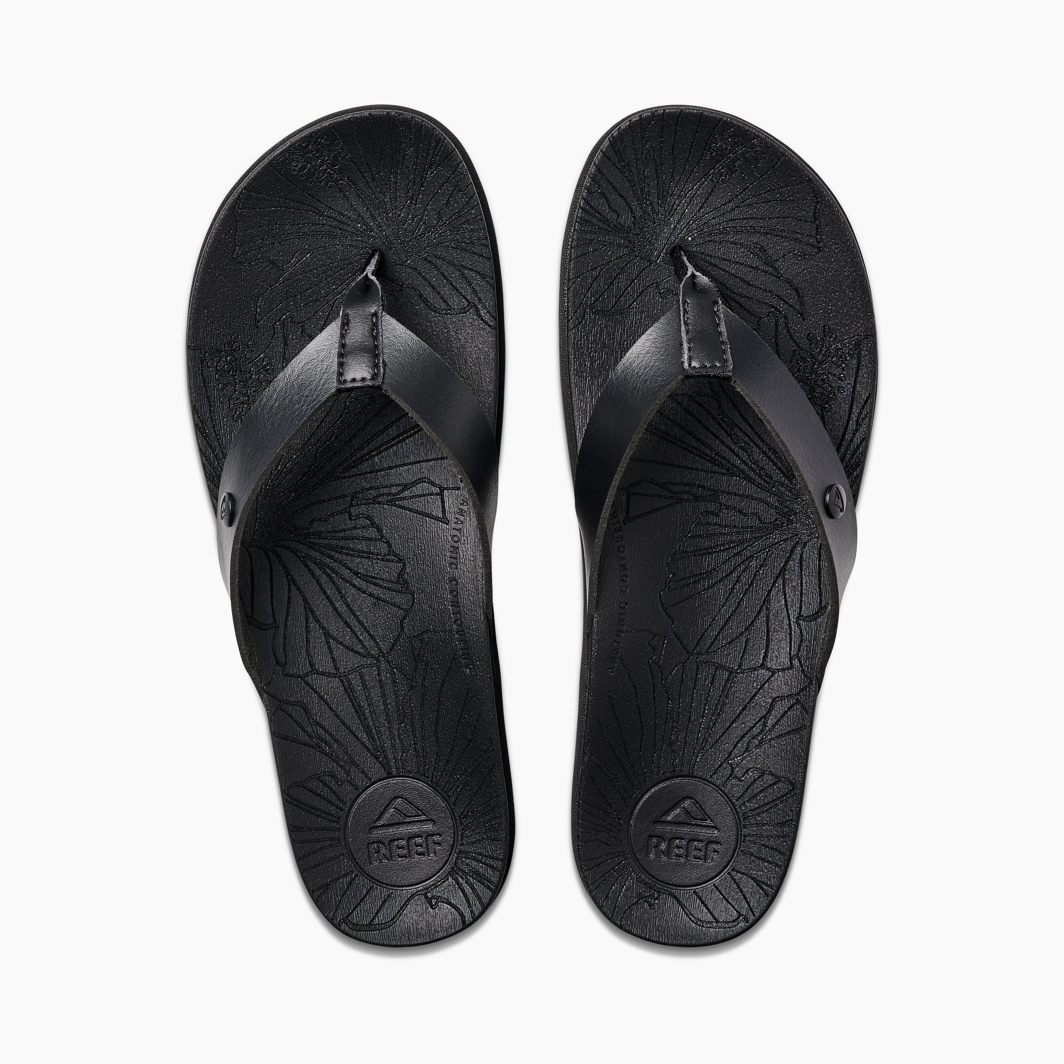 Reef Cushion Porto Cruz Women\'s Sandals - Black Night - Top