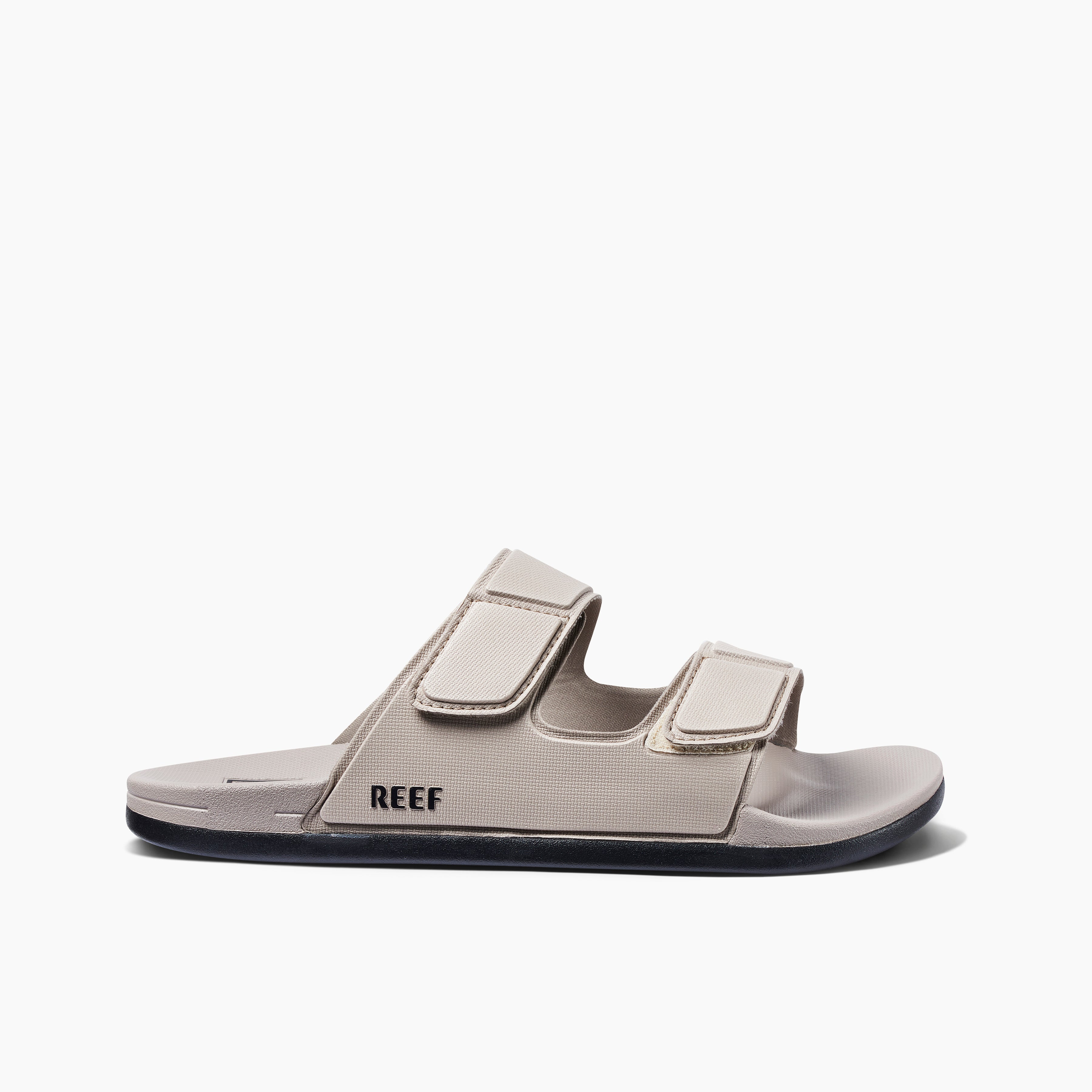 Reef Cushion Tradewind Men\'s Sandals - Taupe/black - Side
