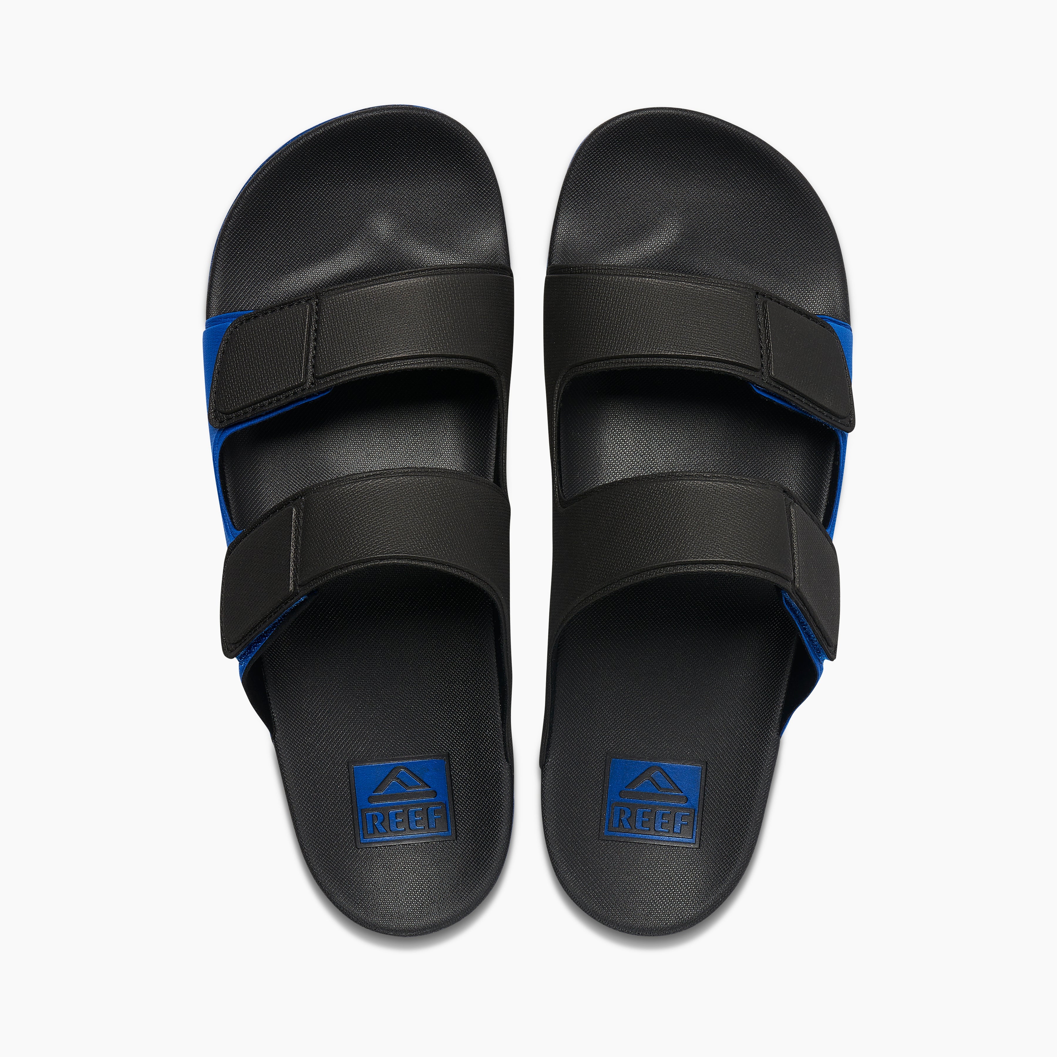 Reef Cushion Tradewind Men\'s Sandals - Black/blue/black - Top