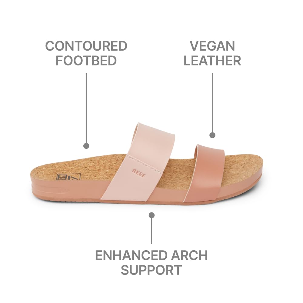 Reef Cushion Vista Women's Comfort Beach Sandals - Cameo Rose Duo