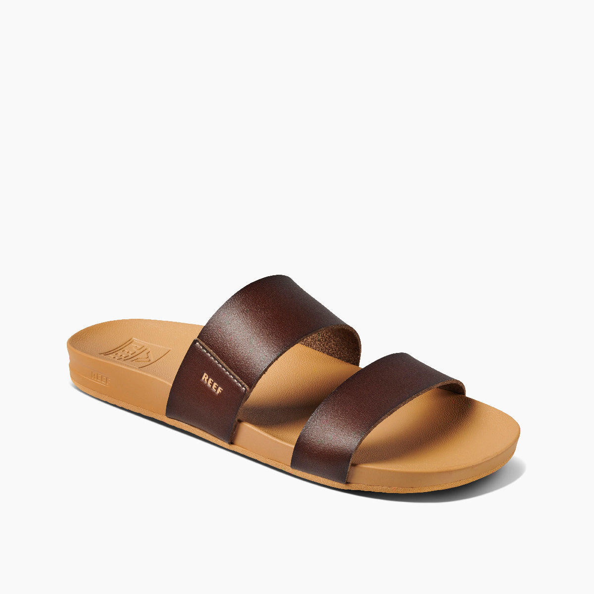 Reef Cushion Vista Women\'s Beach Sandals - Chocolate - Angle