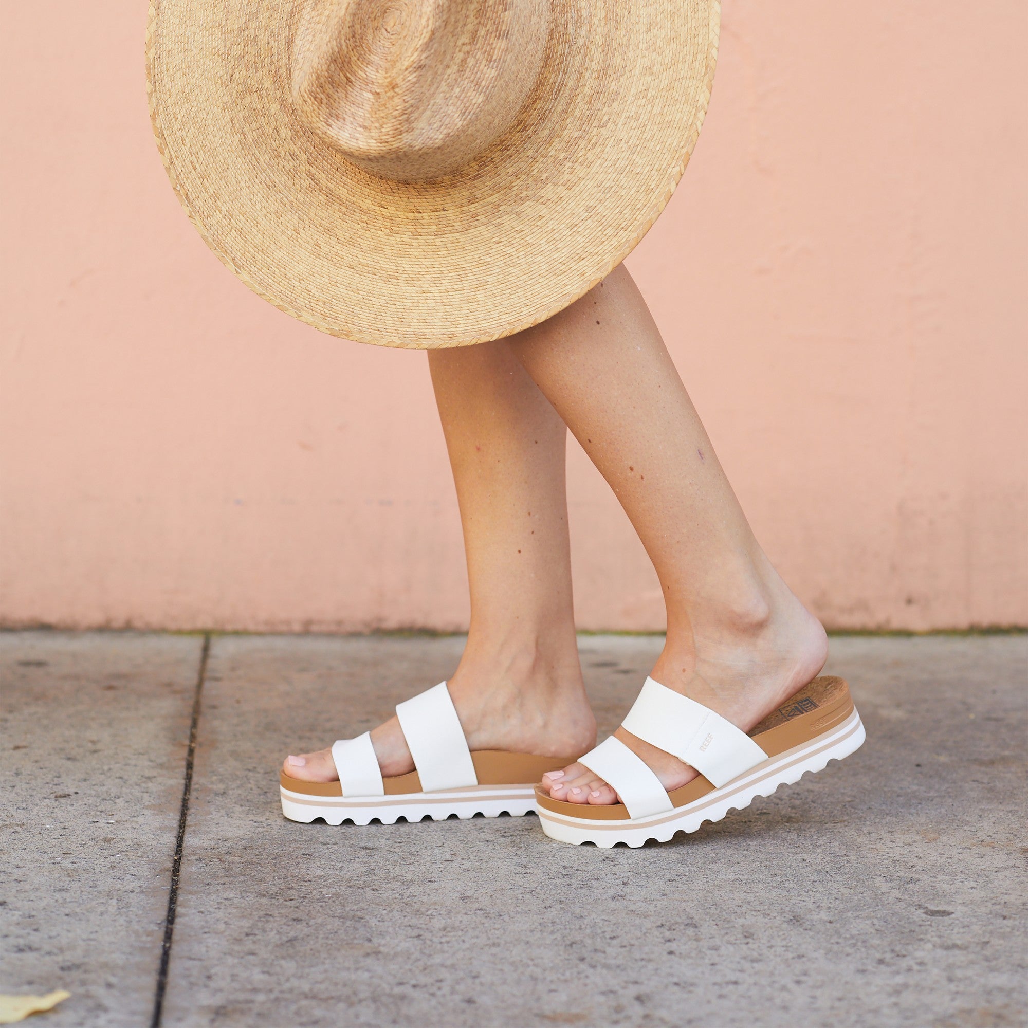 Reef Cushion Vista Hi Women\'s Slide Sandals - Cloud - ALT2