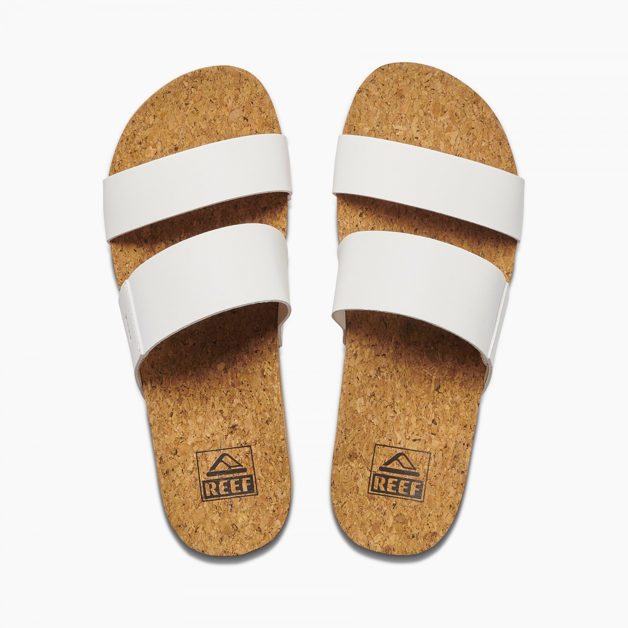 Reef Cushion Vista Hi Women\'s Slide Sandals - Cloud - Top