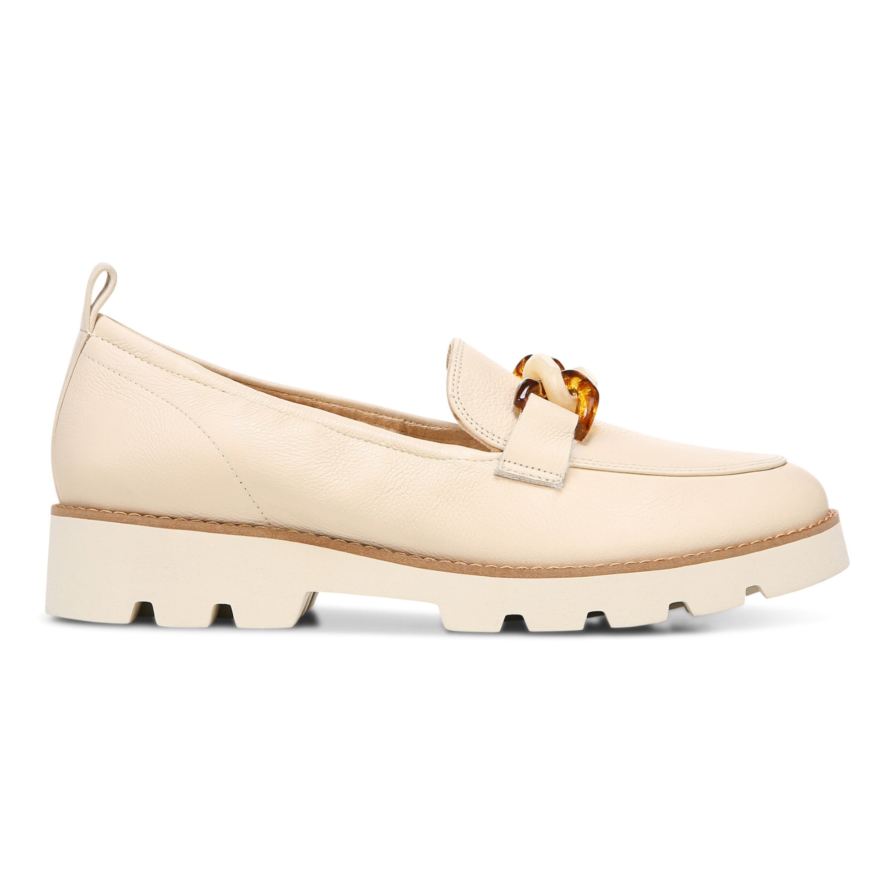 Vionic Cynthia Womens Slip On/Loafer/Moc Casual - Cream - Right side