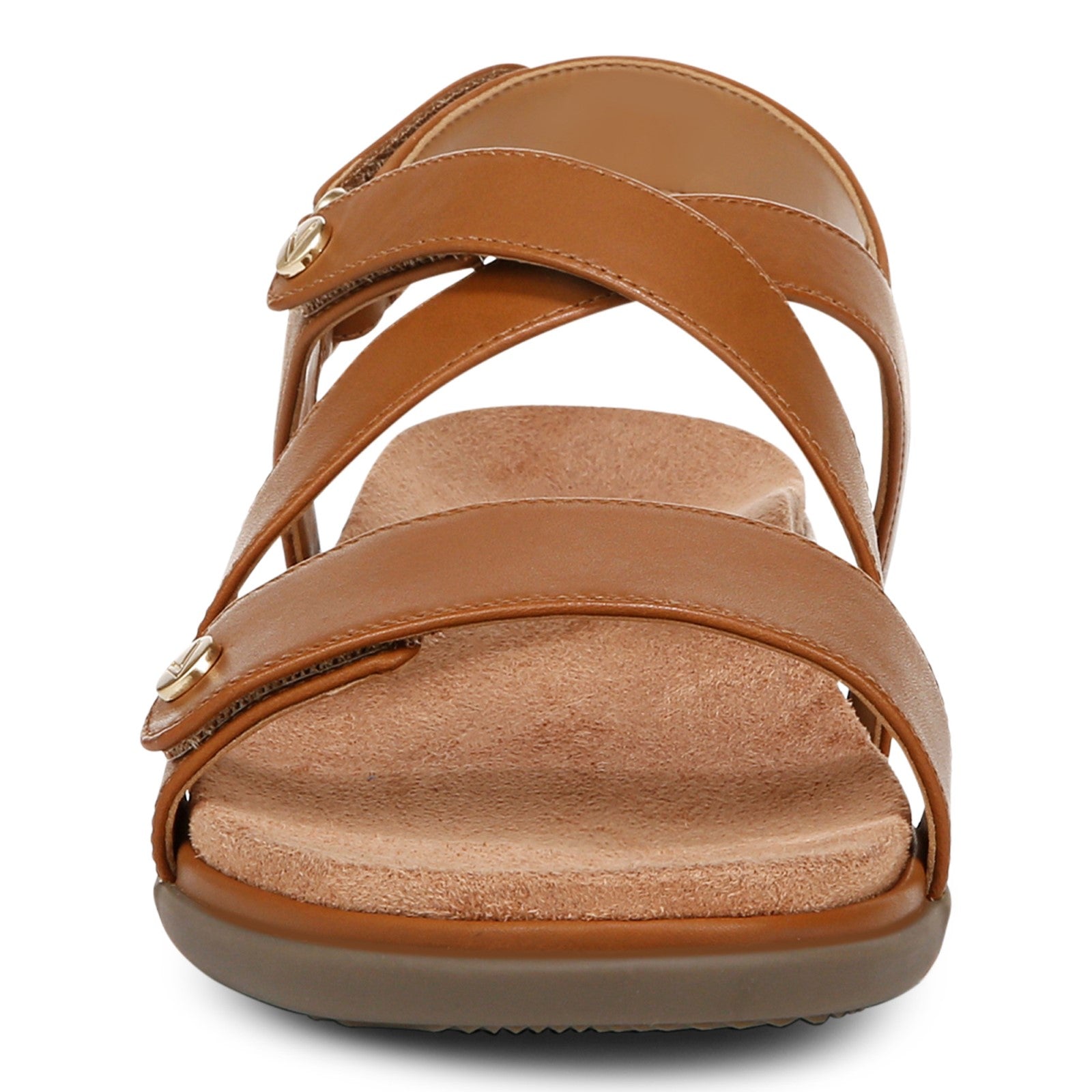 Vionic Cypress Womens Strappy Sandal Sandals - Tan Leather - Front