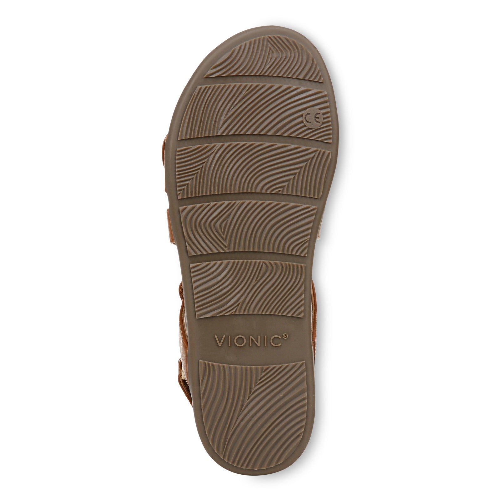 Vionic Cypress Womens Strappy Sandal Sandals - Tan Leather - Bottom