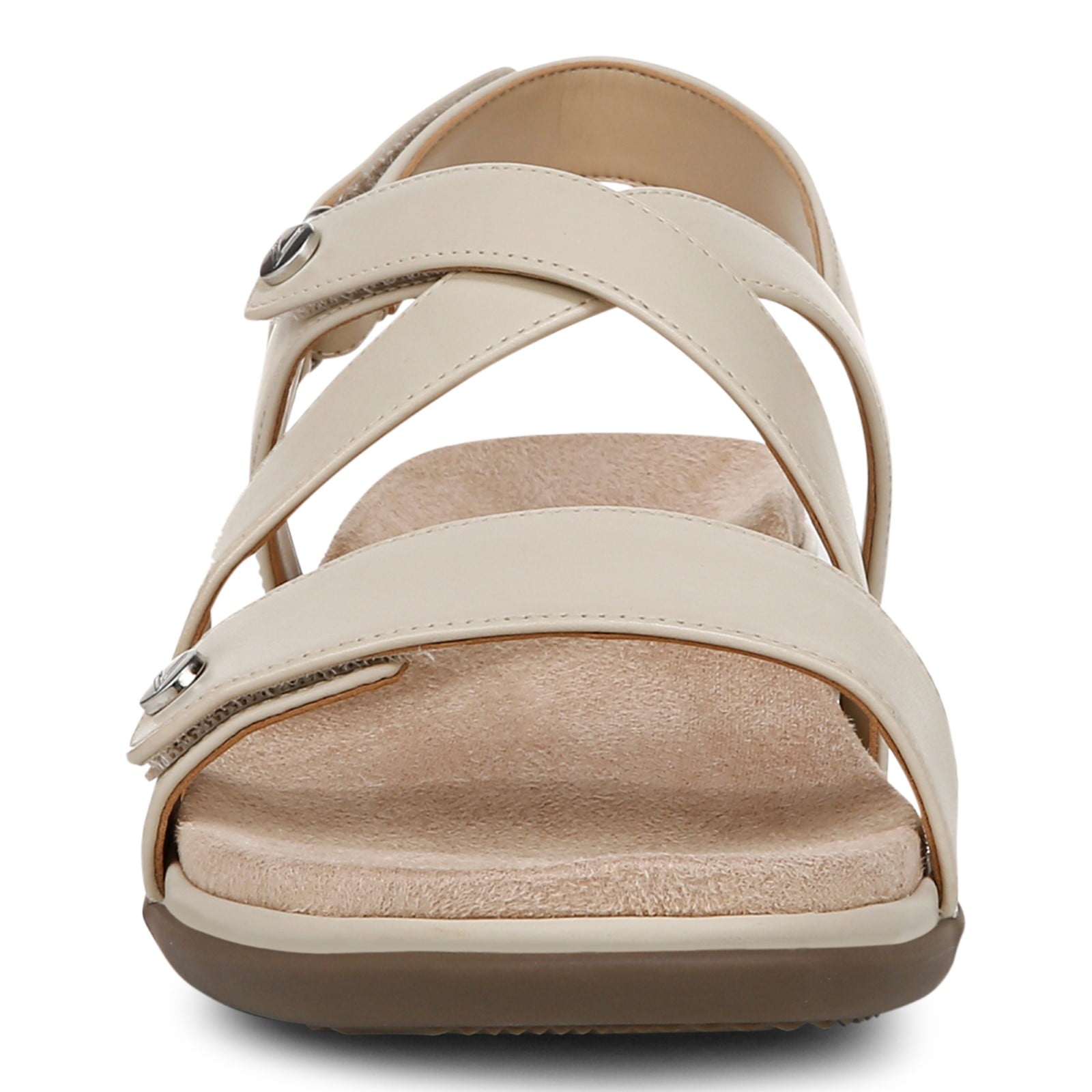 Vionic Cypress Womens Strappy Sandal Sandals - Parchment Leather - Front