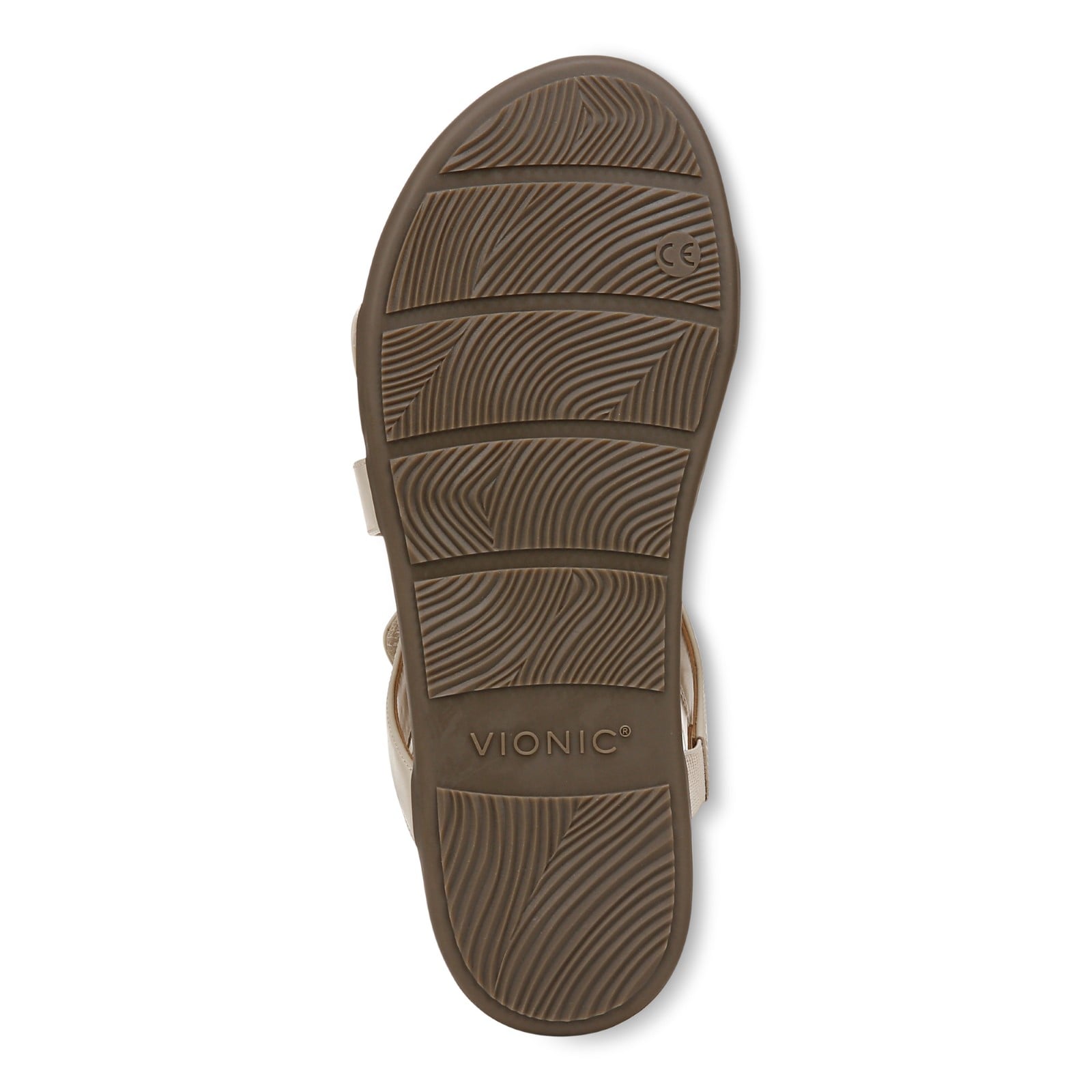 Vionic Cypress Womens Strappy Sandal Sandals - Parchment Leather - Bottom