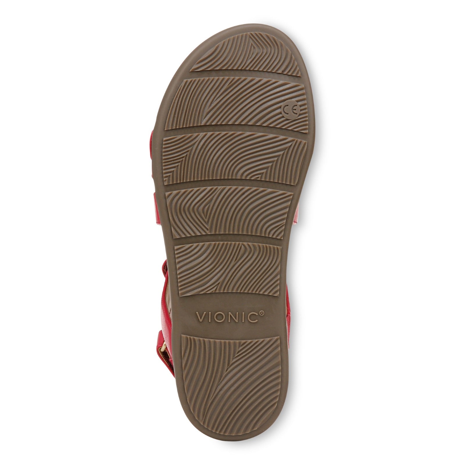 Vionic Cypress Womens Strappy Sandal Sandals - Viva Magenta Leather - Bottom