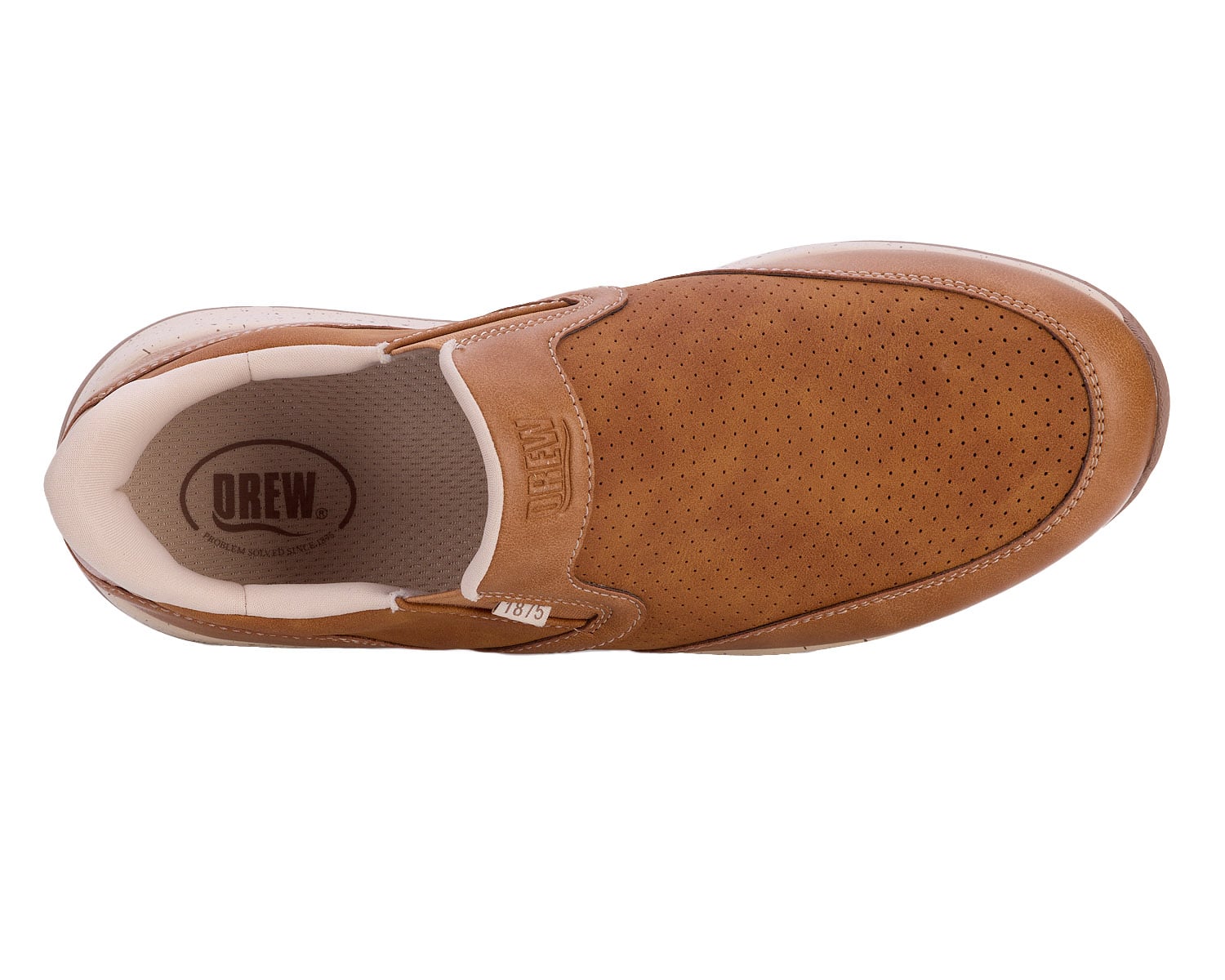 Drew Caleb - Camel Nubuck - Sole View