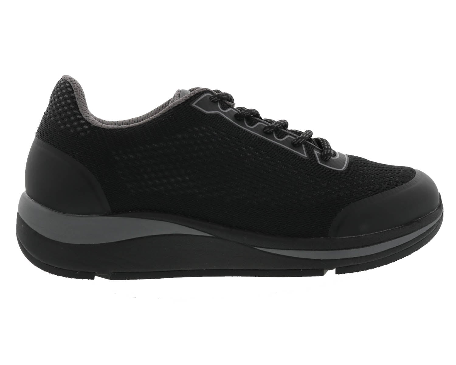 Drew Champ Men's Sneakers - Black Mesh Combo - Outside View