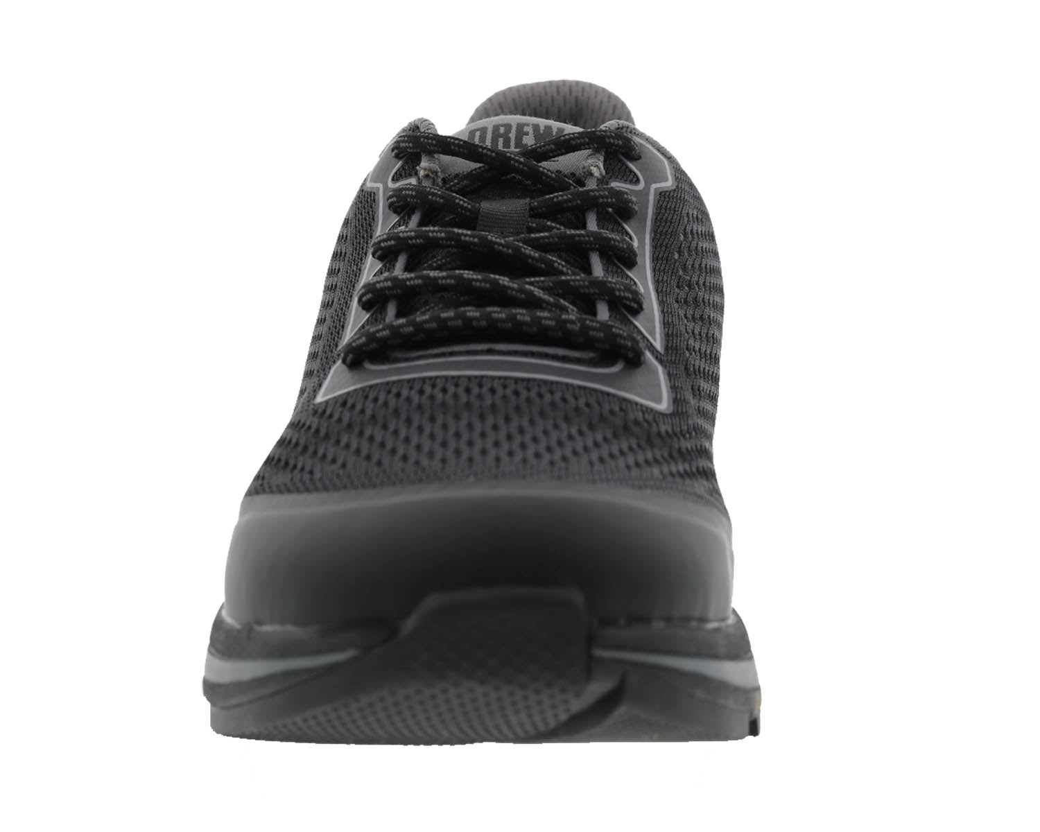 Drew Champ Men's Sneakers - Black Mesh Combo - Front View