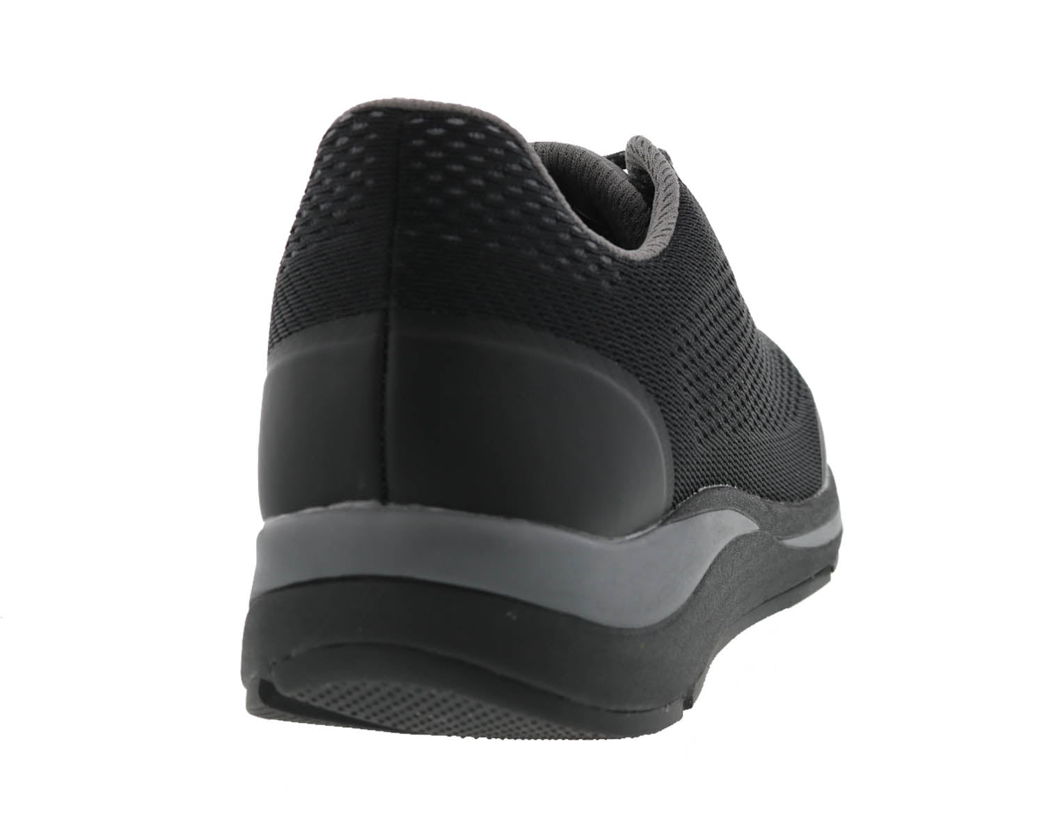 Drew Champ Men's Sneakers - Black Mesh Combo - Back View