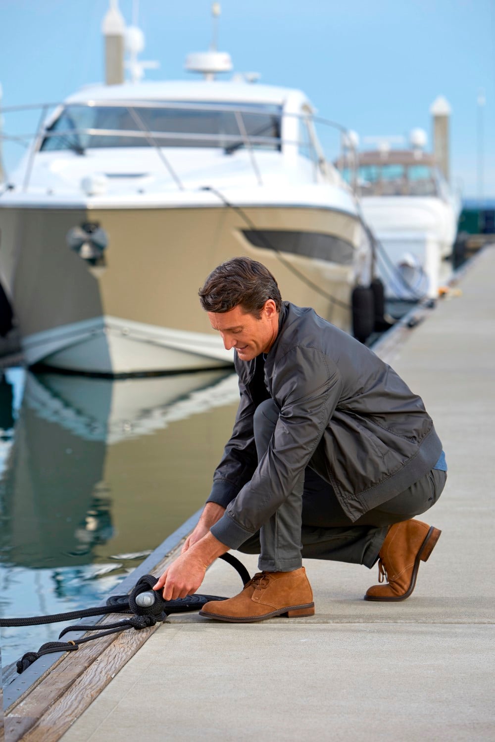 Vionic Bowery Chase - Men's Shoe Chukka - Chase Brown 16 Lifestyle