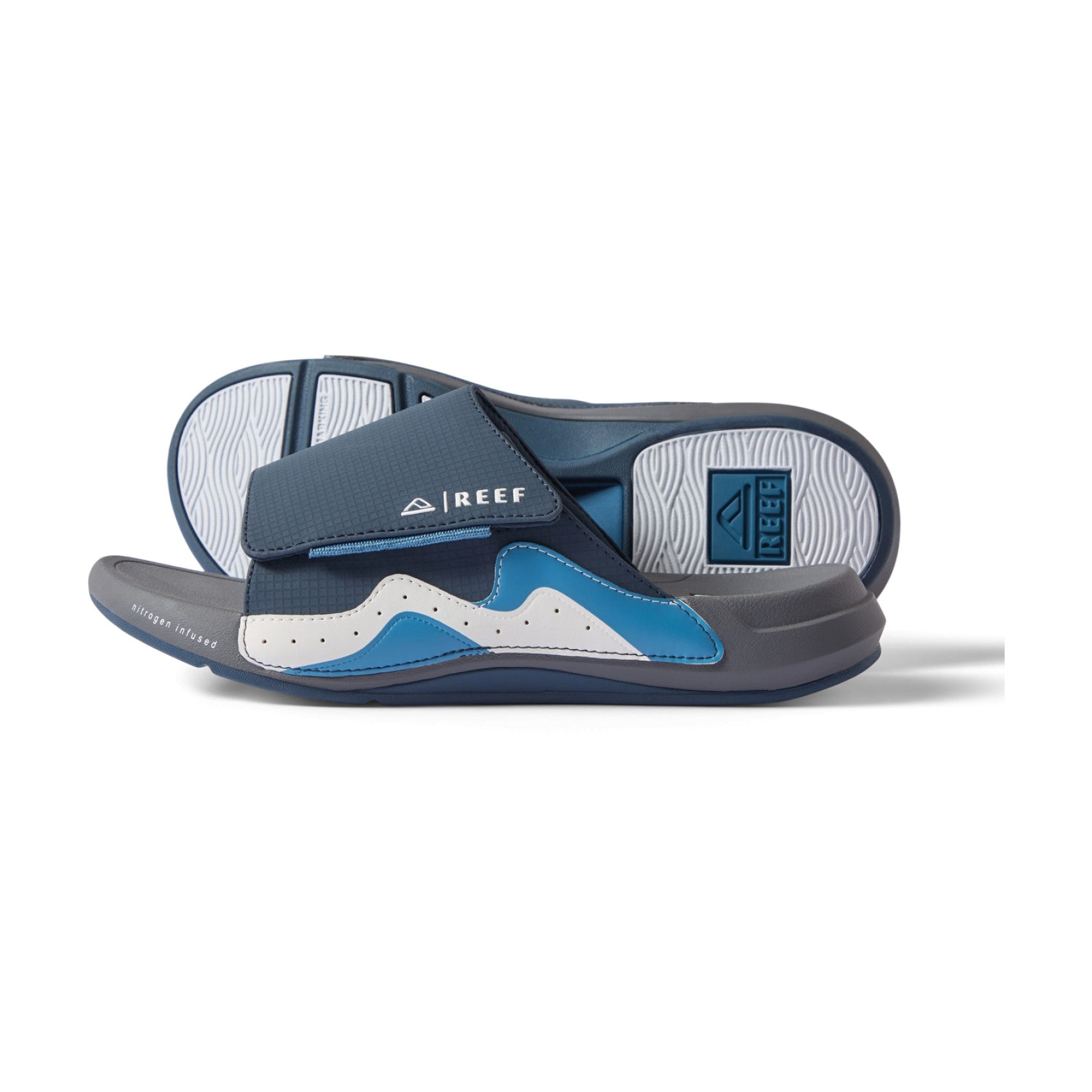 Reef Cruiser Slide view 2 - Navy/Grey/White