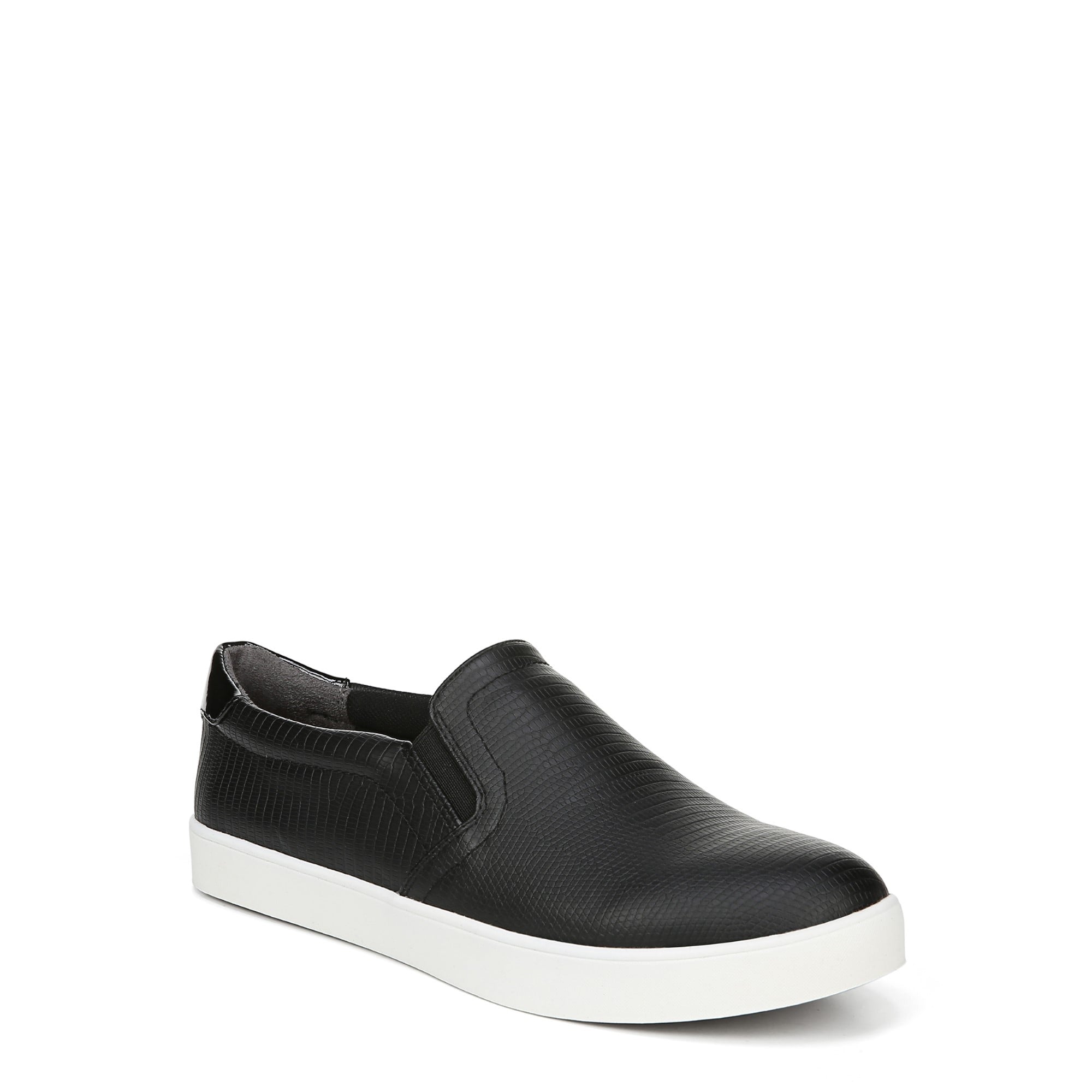 Dr. Scholl's Madison Women's Comfort Slip-on Sneaker - Black Synthetic - Angle main