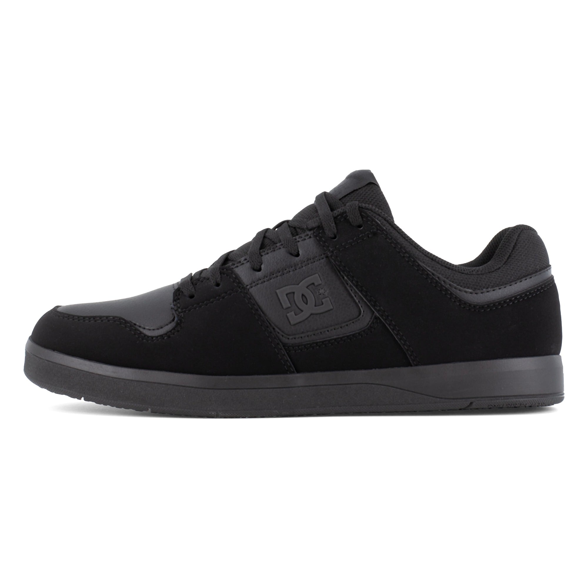 DC Work Crew Cure Work Men's Soft Toe Slip-Resistant Work Shoe - Black - Black - Other Shoe Side