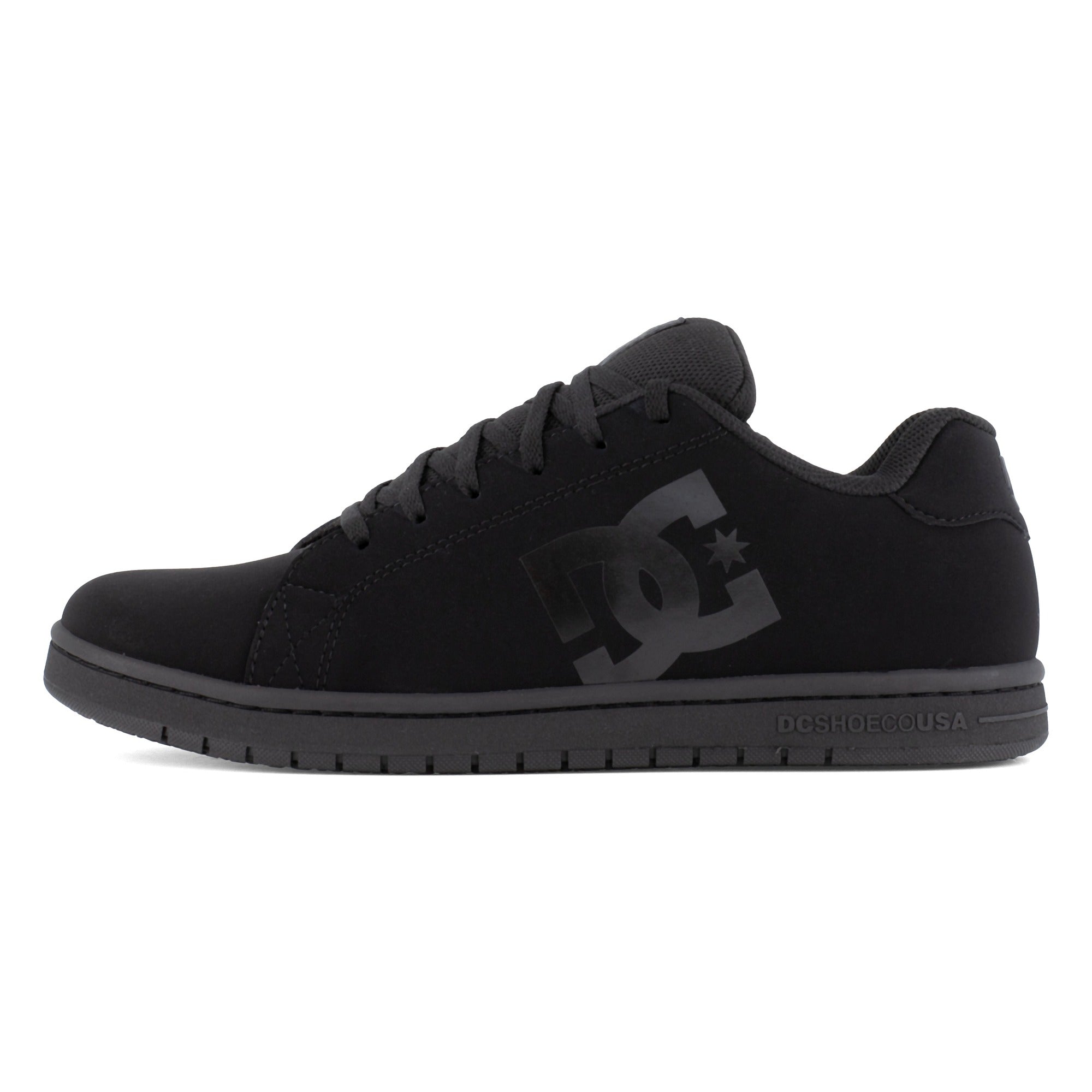 DC Work Crew Gaveler Men's Soft Toe Slip-Resistant Work Shoe - Black - Black - Other Shoe Side