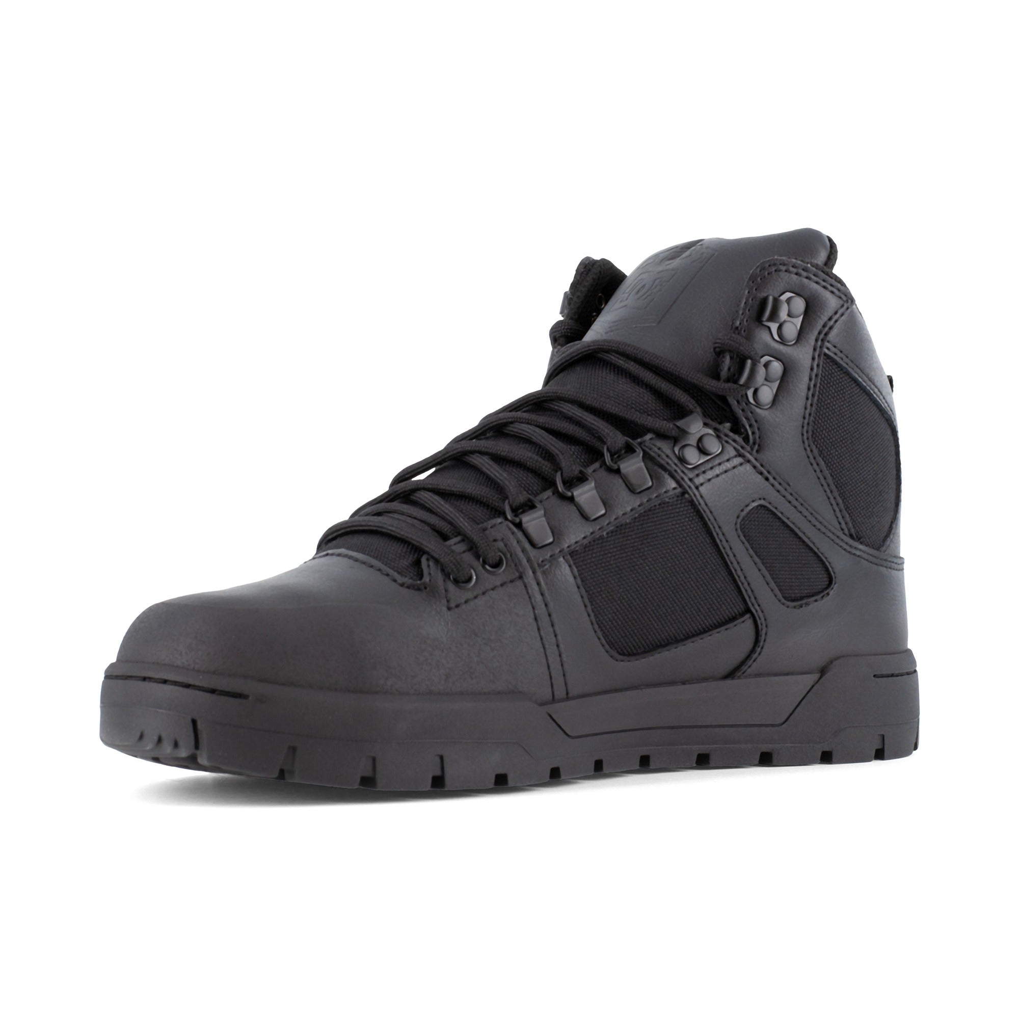 Men's Waterproof Composite Toe Work High-Top with Metatarsal Guard - DC Work Crew Pure Work - Black - angle2