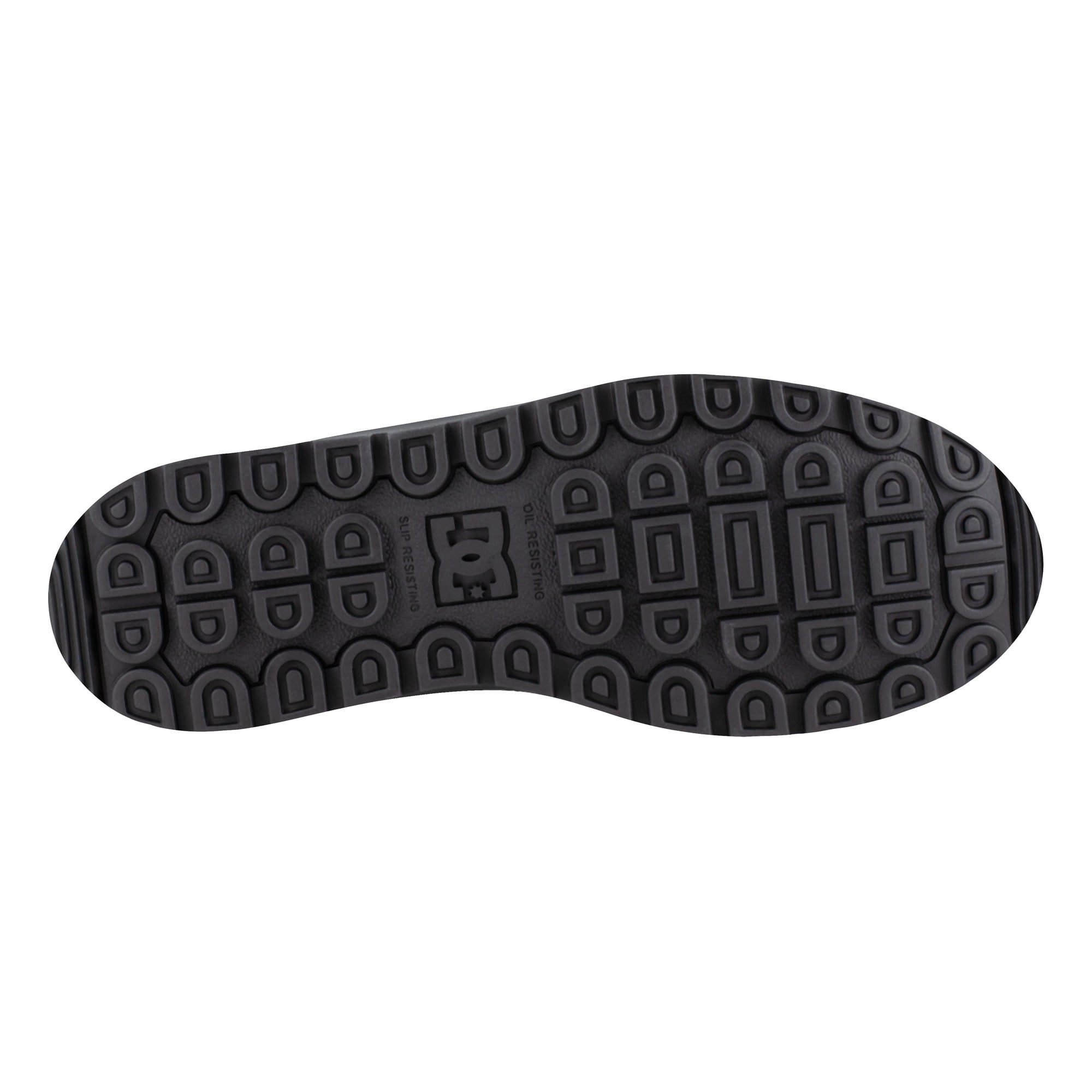 DC Work Crew Pure Work Men's Composite Toe - Waterproof Work High-Top - Black Camo Men's Work Shoe - Black Camo - bottom view