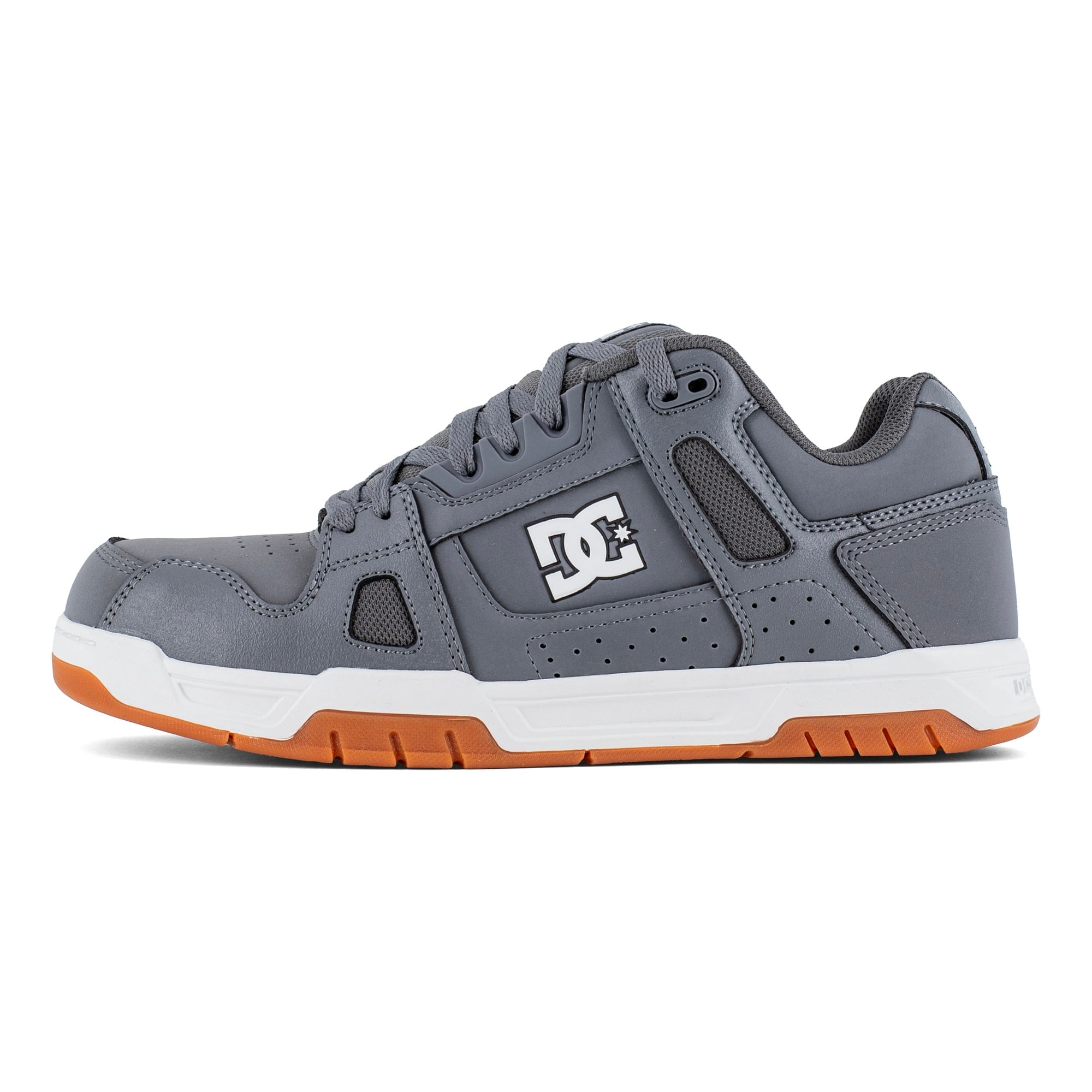 DC Work Crew Stag Work Men's Composite Toe Work Shoe - Gray/Gum