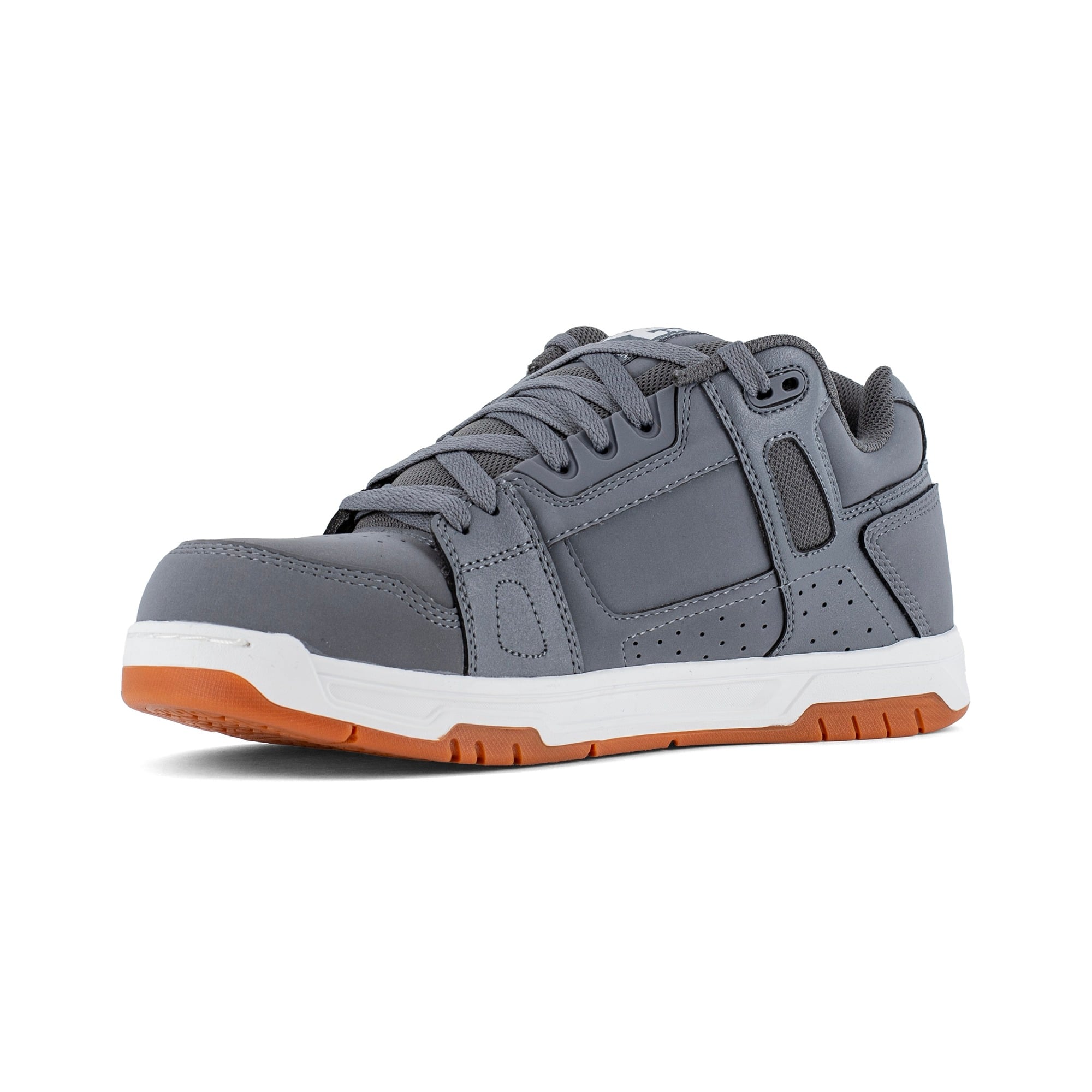 DC Work Crew Stag Work Men's Composite Toe Work Shoe - Gray/Gum
